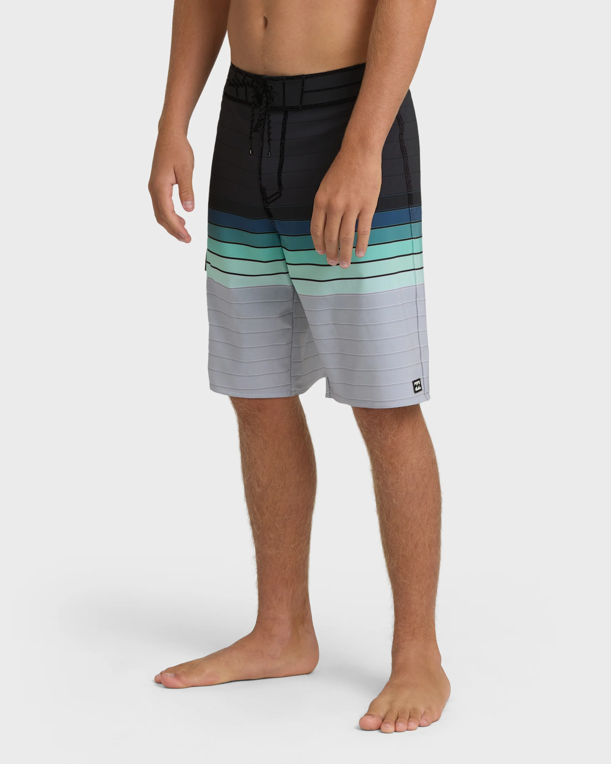 All Day Stripe 20" Pro Boardshorts - Medium Indigo Multi - Medium Indigo