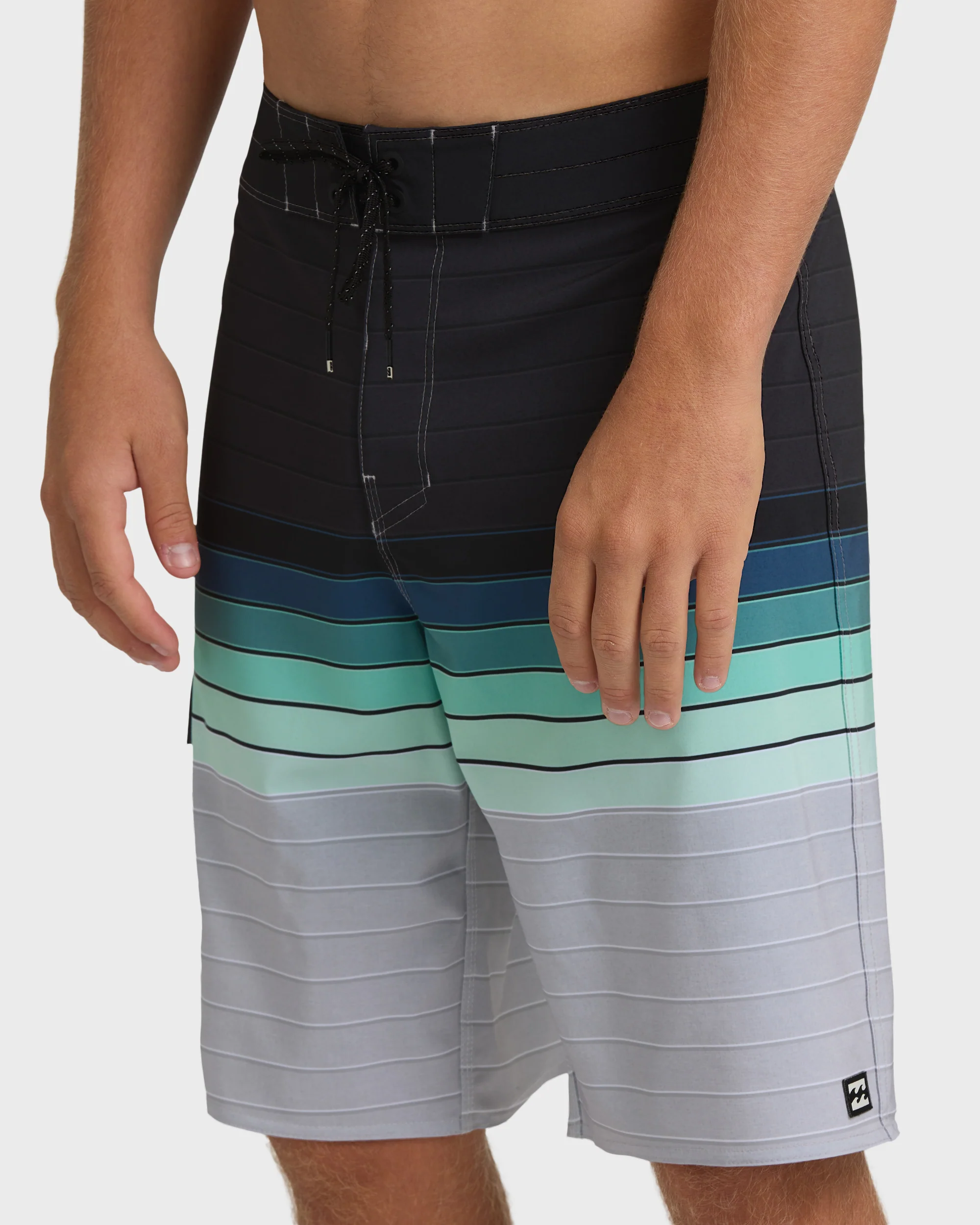 All Day Stripe 20" Pro Boardshorts - Medium Indigo Multi - Medium Indigo