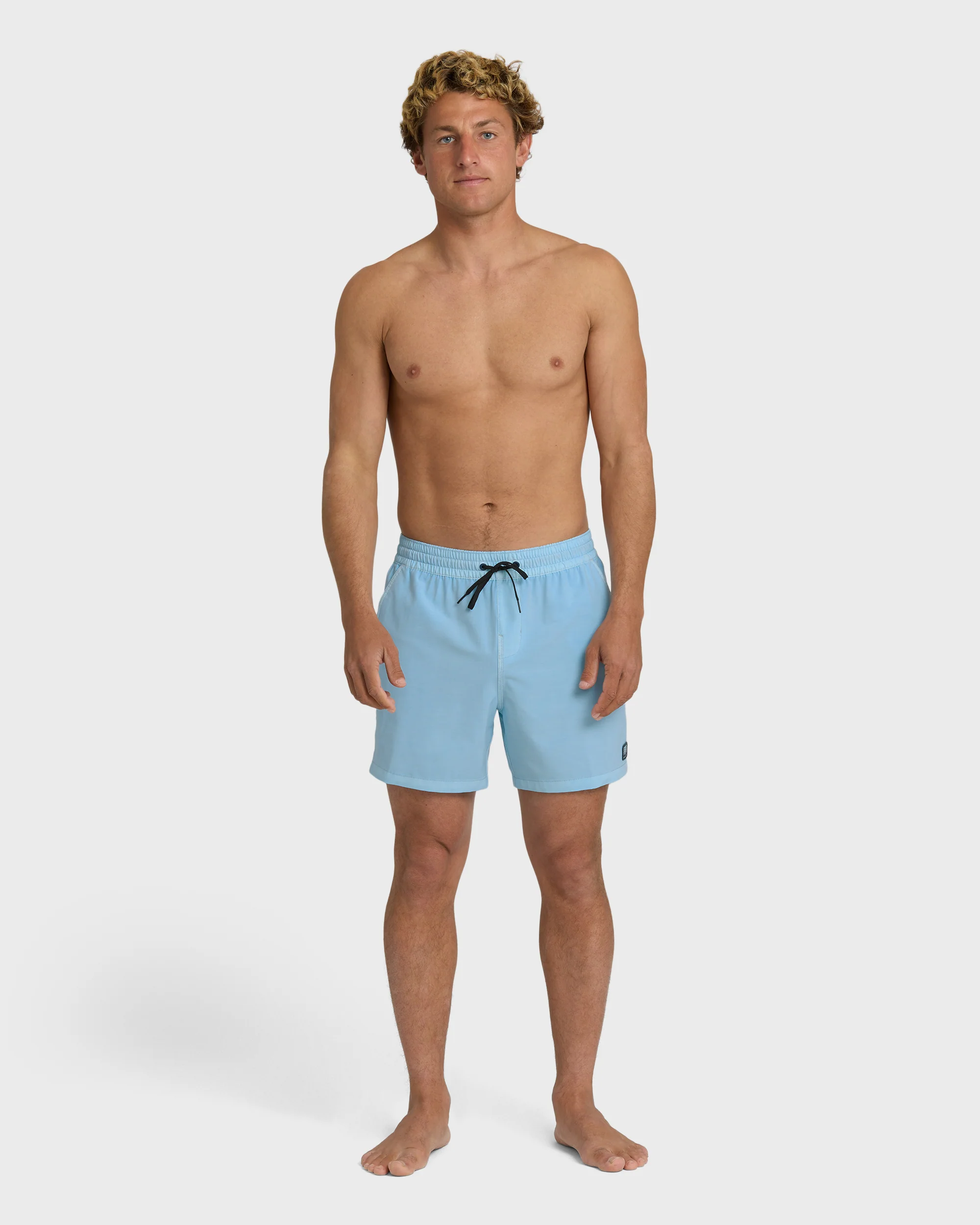 Every Other Day Wave Washed Layback 16" Trunks - Corydalis Blue