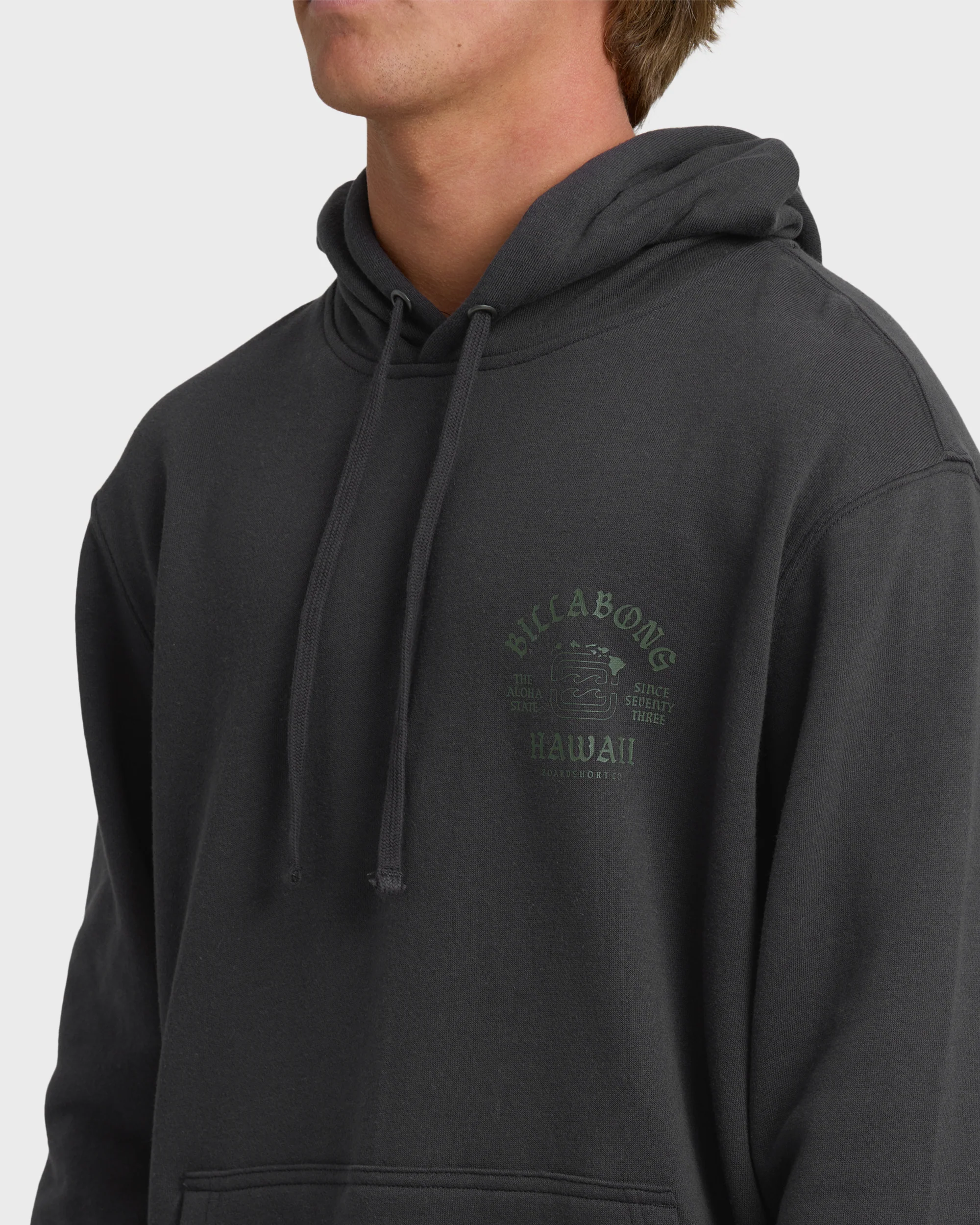 Island Chain Hawaii Pullover Hoodie - Black