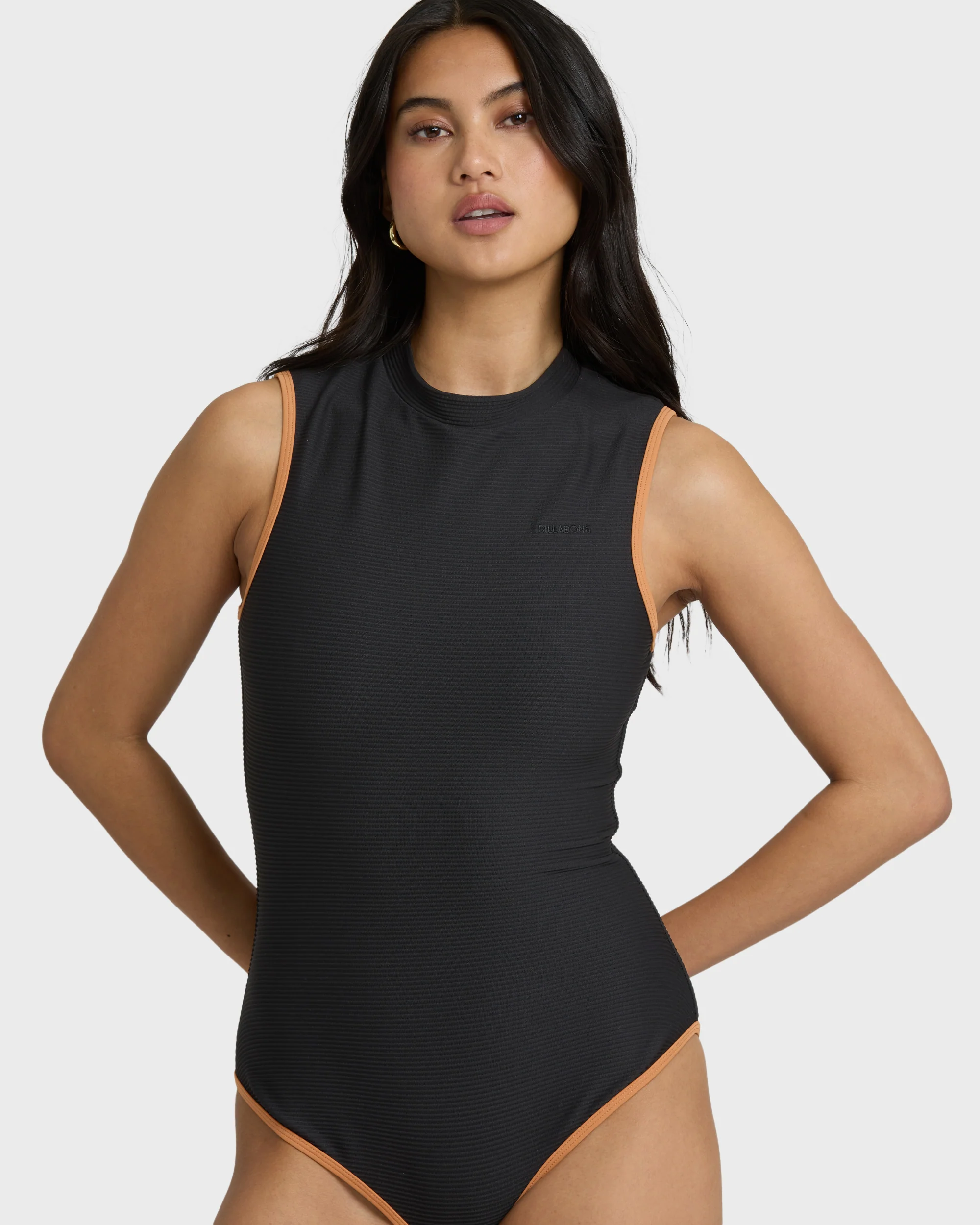 2482-tanlines-high-neck-glider-one-piece-swimsuit-black-4.webp Tanlines High Neck Glider One-piece Swimsuit - Black