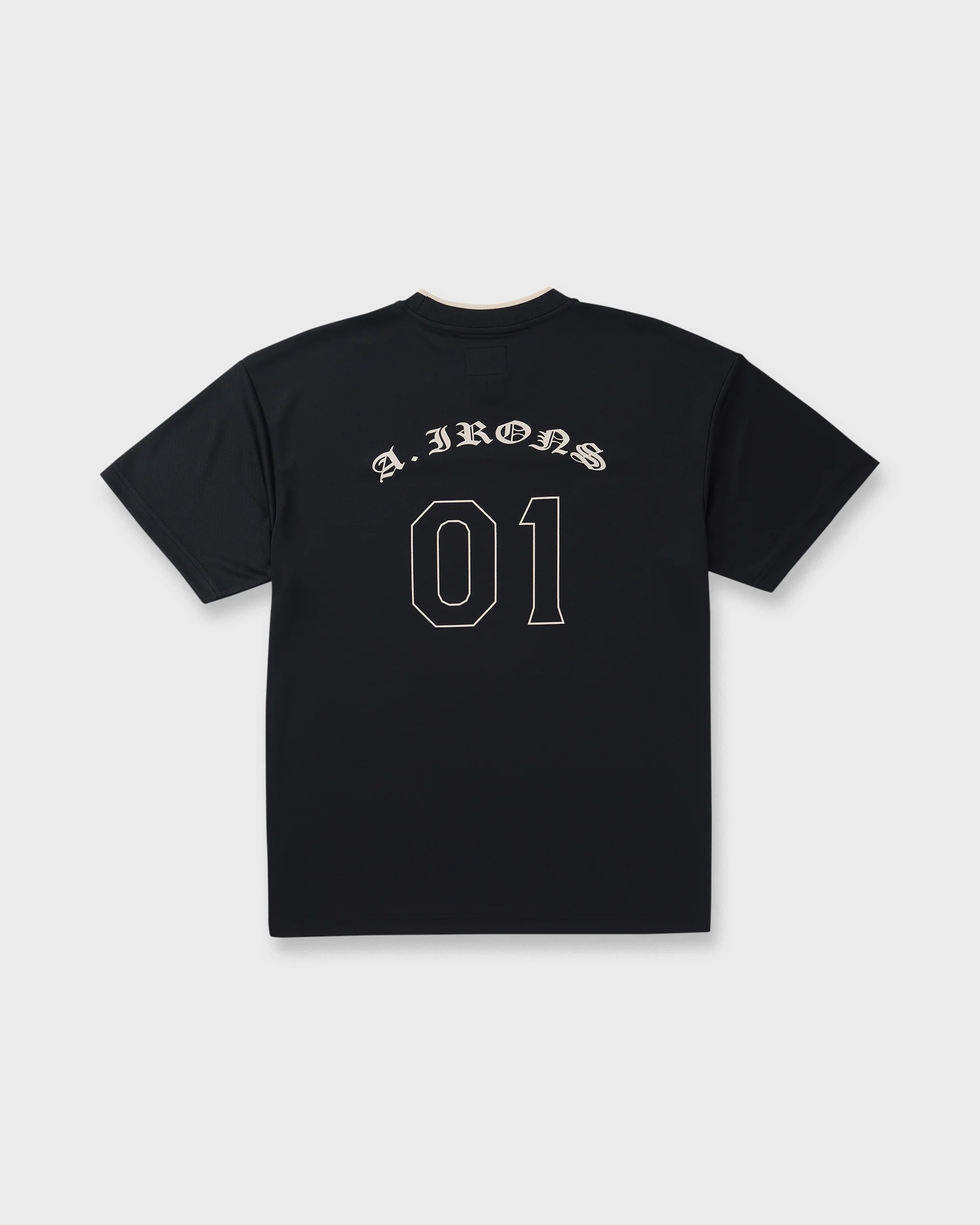 A.I. Mesh Jersey Short Sleeve T-Shirt - Black