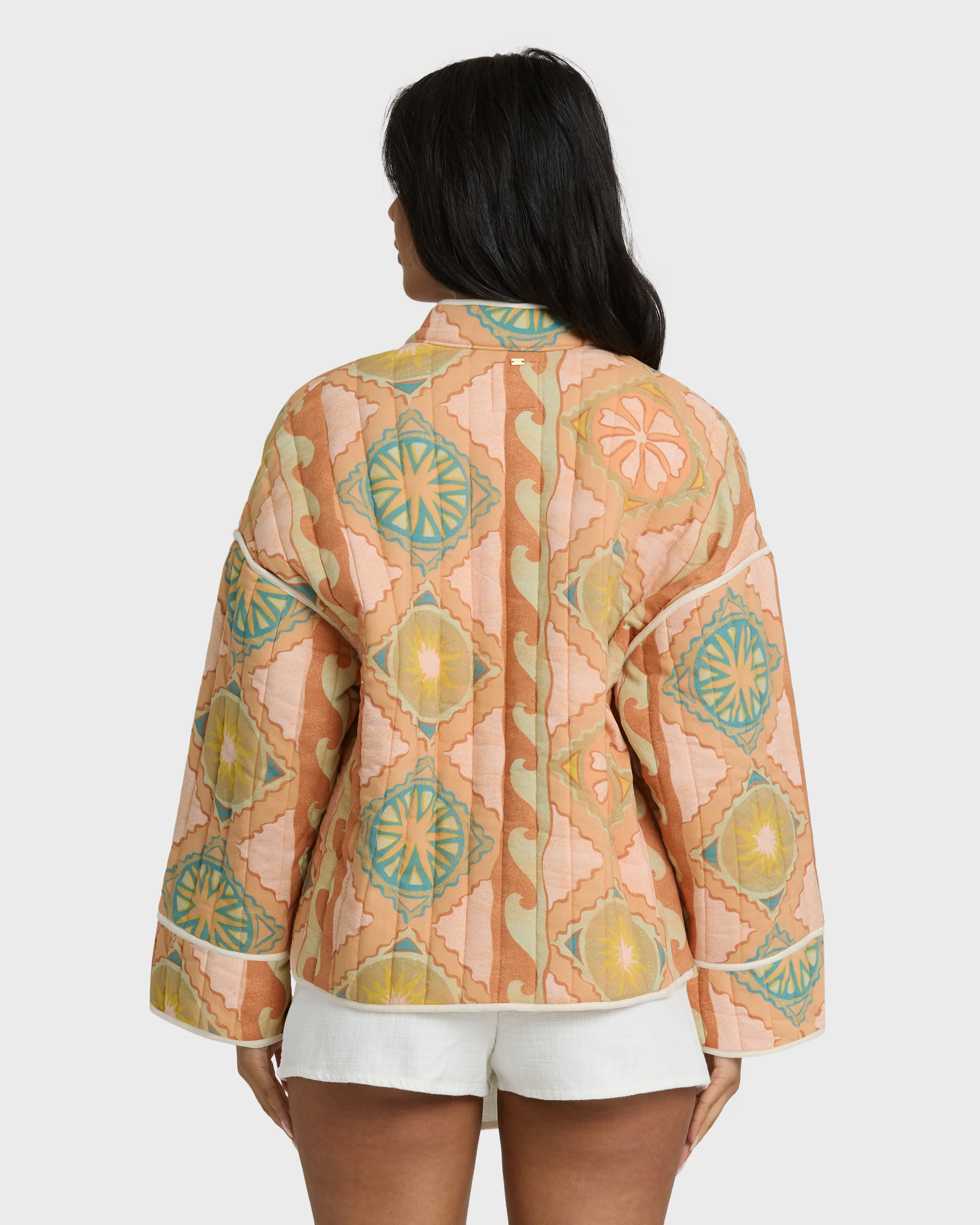 Folk Story 2 Quilted Jacket - Sand