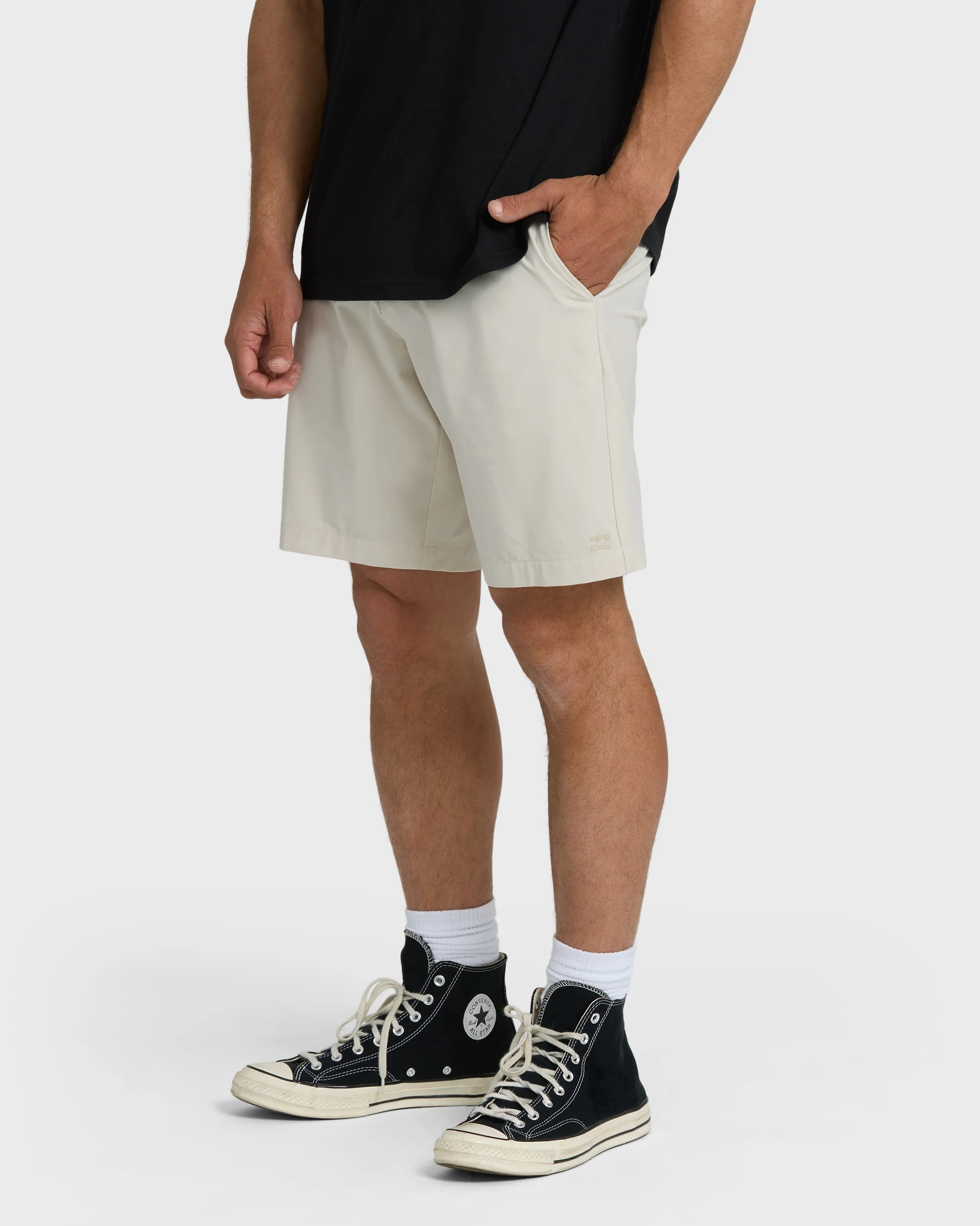 Primary Submersible 18" Hybrid Shorts - Oatmeal