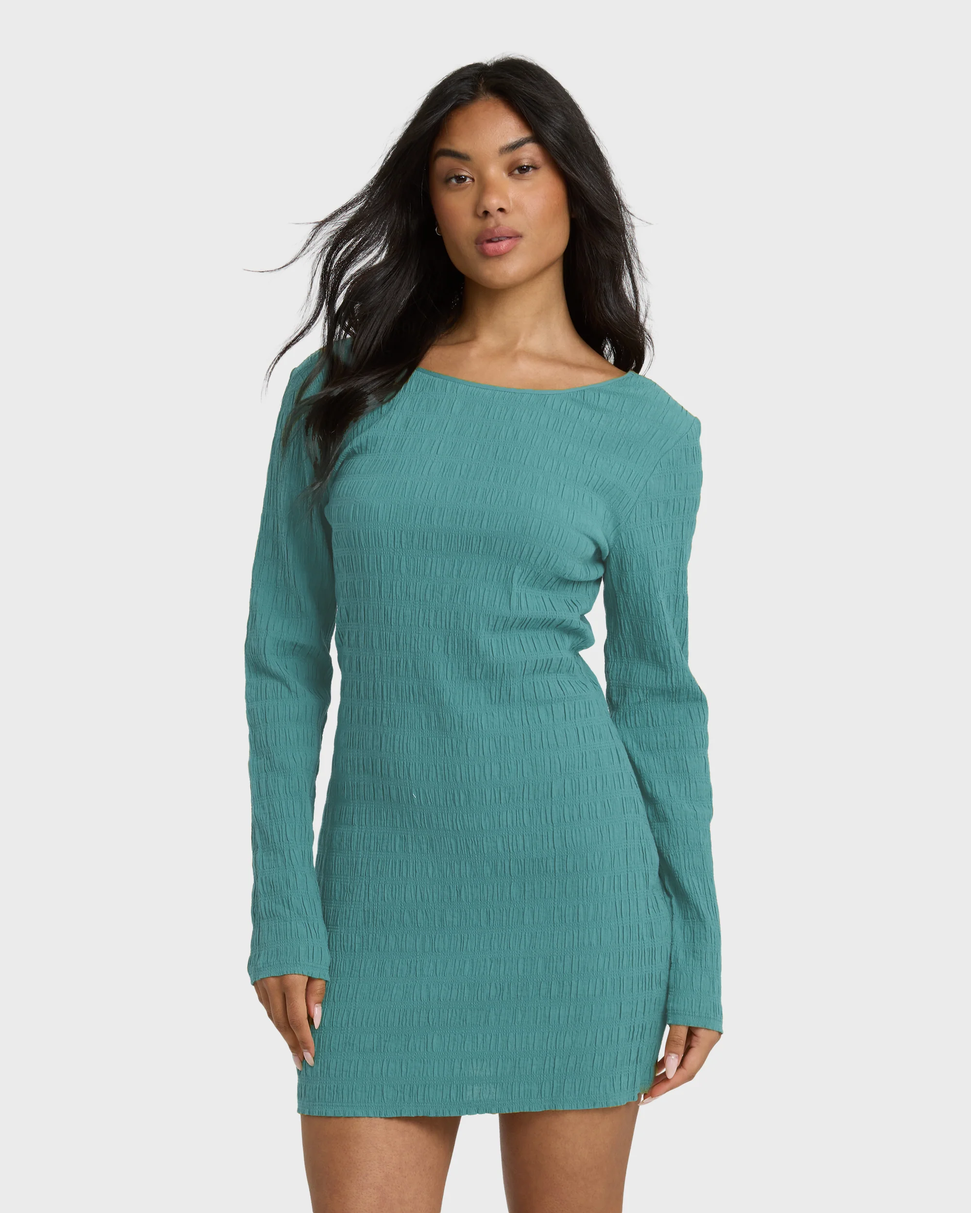 2739-dream-life-mini-dress-bay-blue-1.webp Dream Life Mini Dress - Bay Blue
