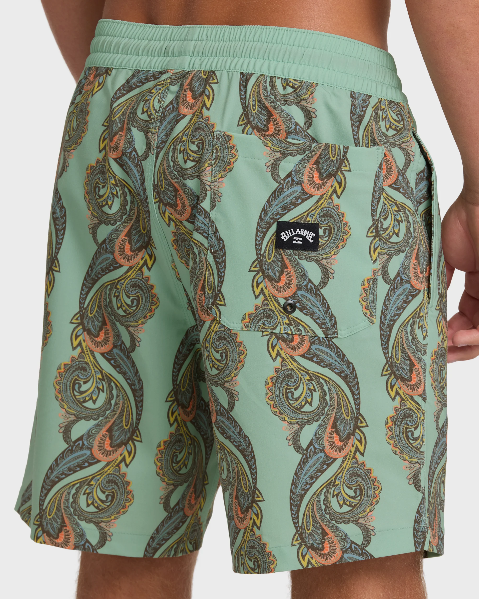 Good Times Layback 16" Trunks - Granite Green
