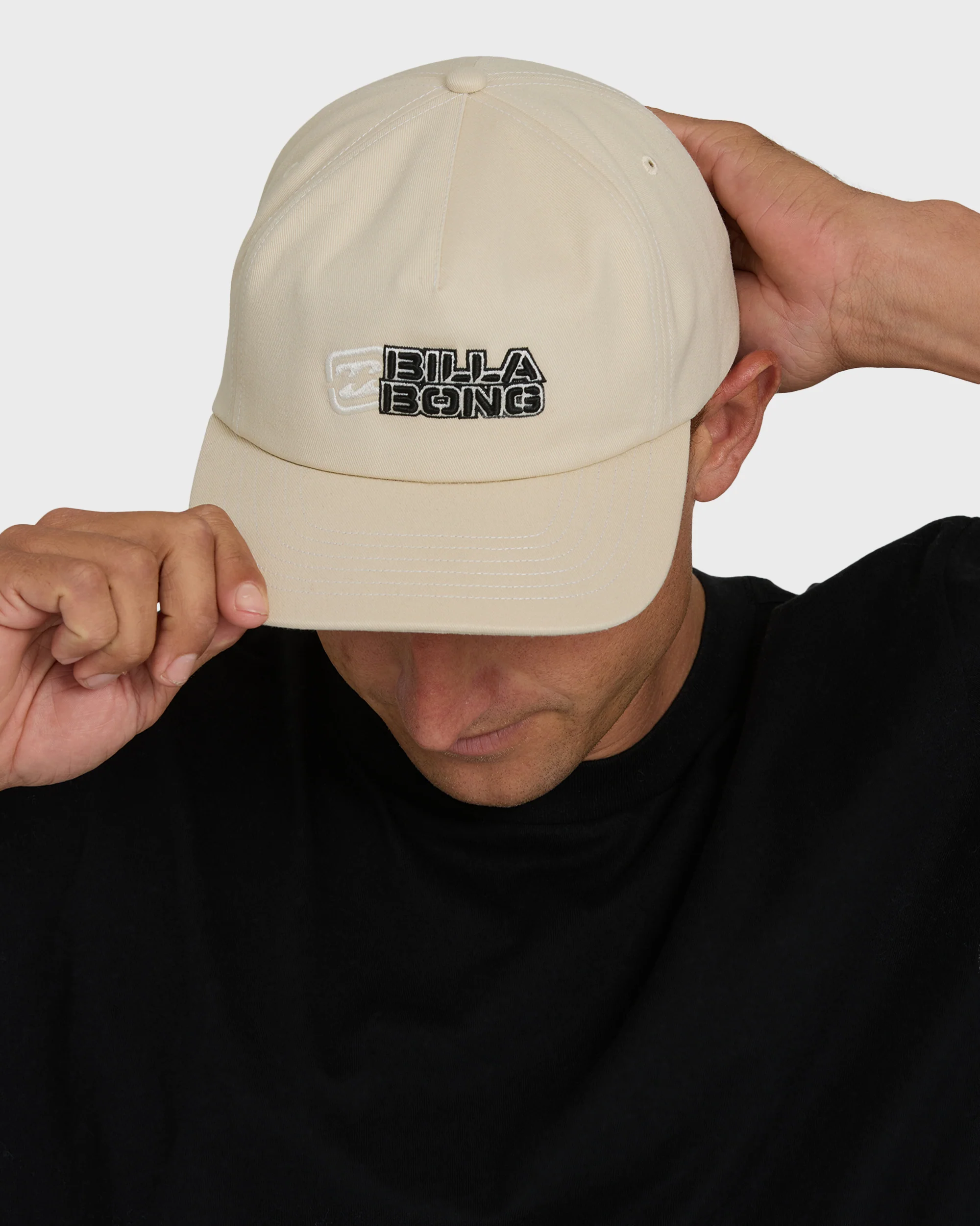 3349-straddie-strapback-hat-oatmeal-2.webp Straddie Strapback Hat - Oatmeal