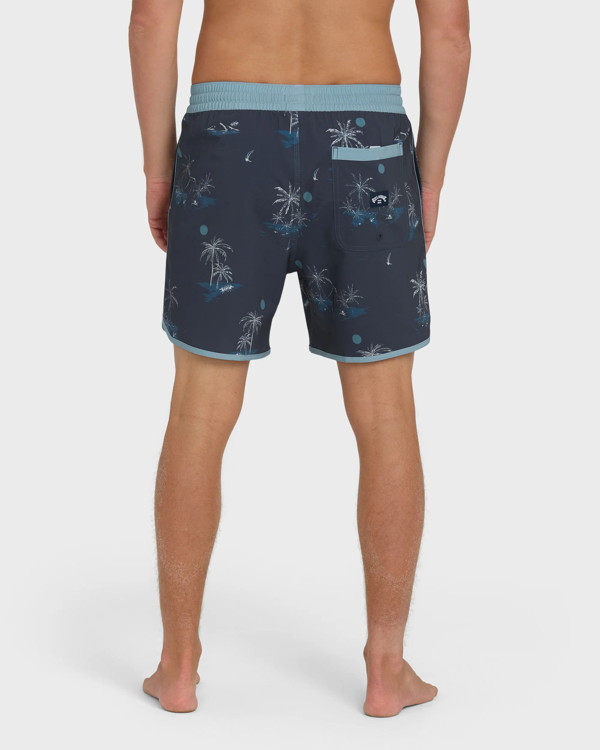 Seventy Three Layback 16" Trunks - True Navy