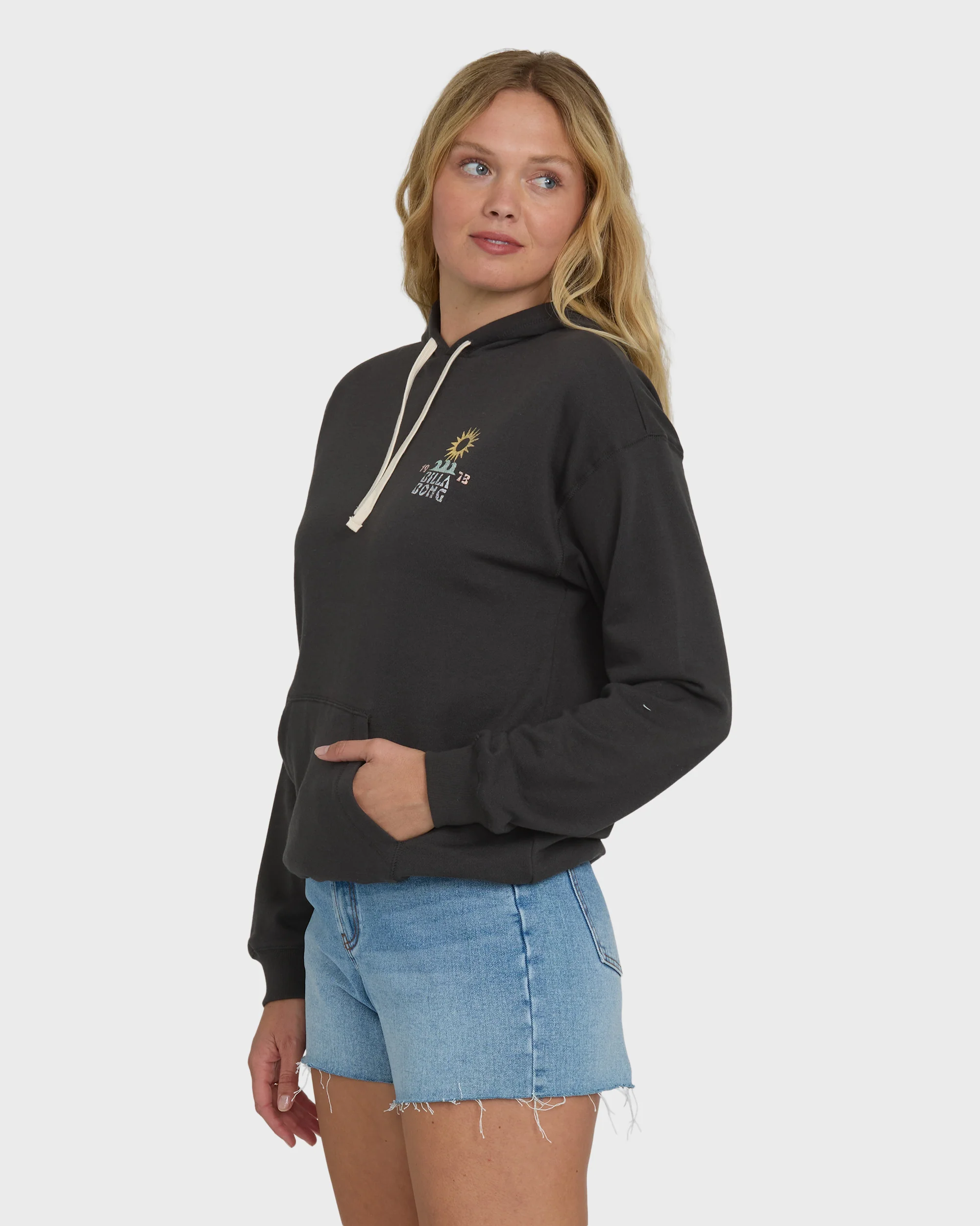 Before Times Pullover Hoodie - Off Black