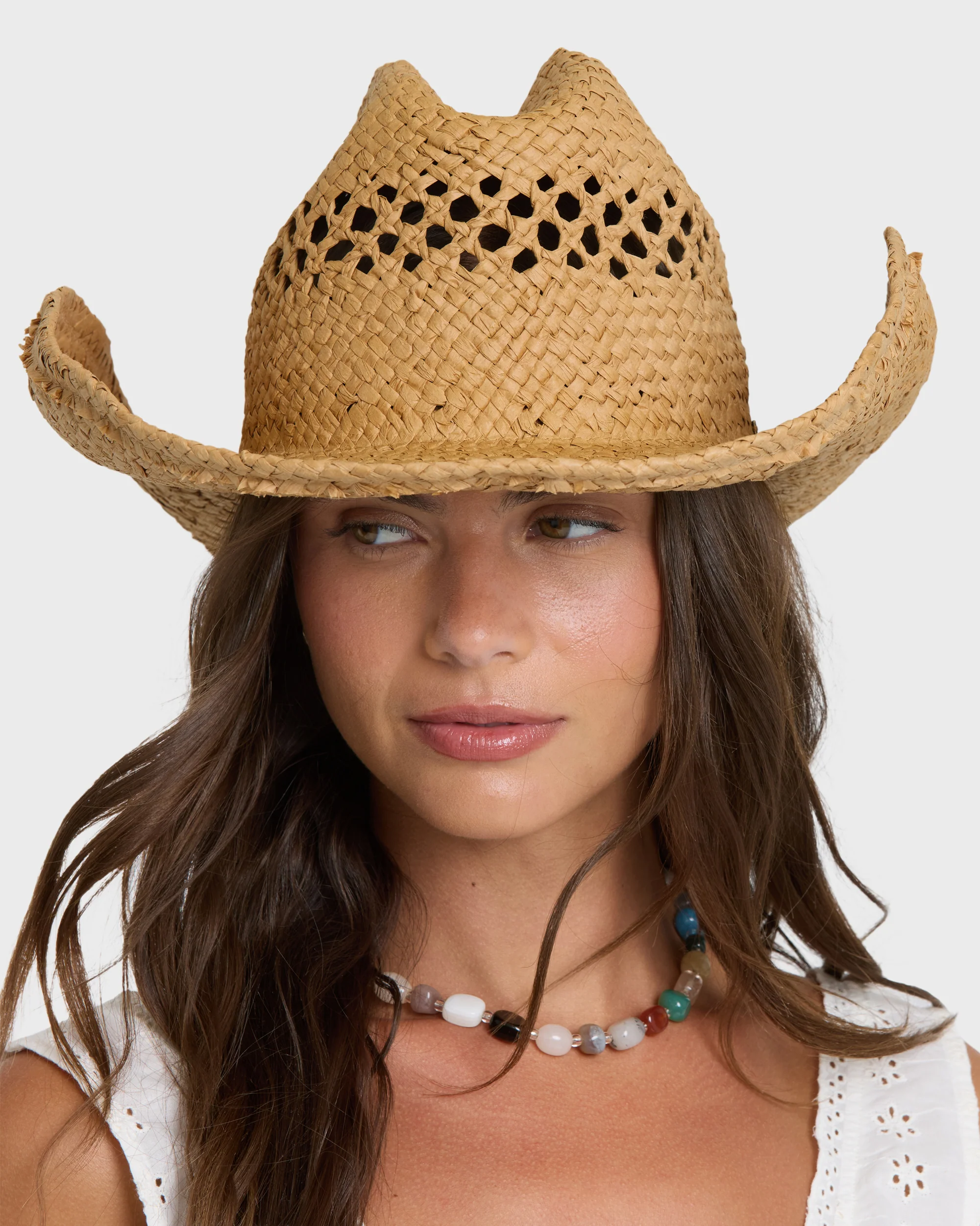 Wild Waves Straw Hat - Natural