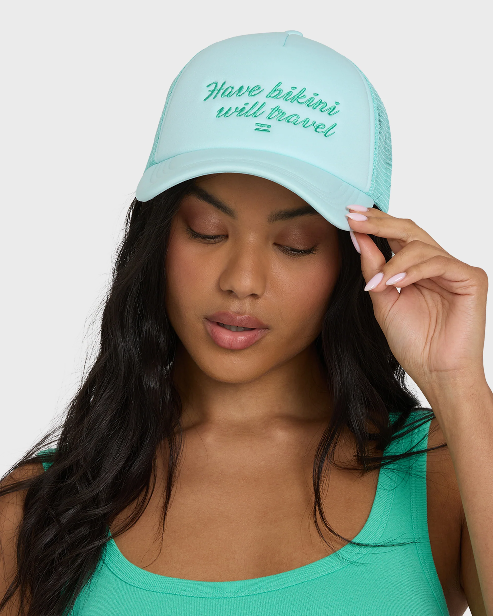 Across Waves Trucker Hat - Clearwater