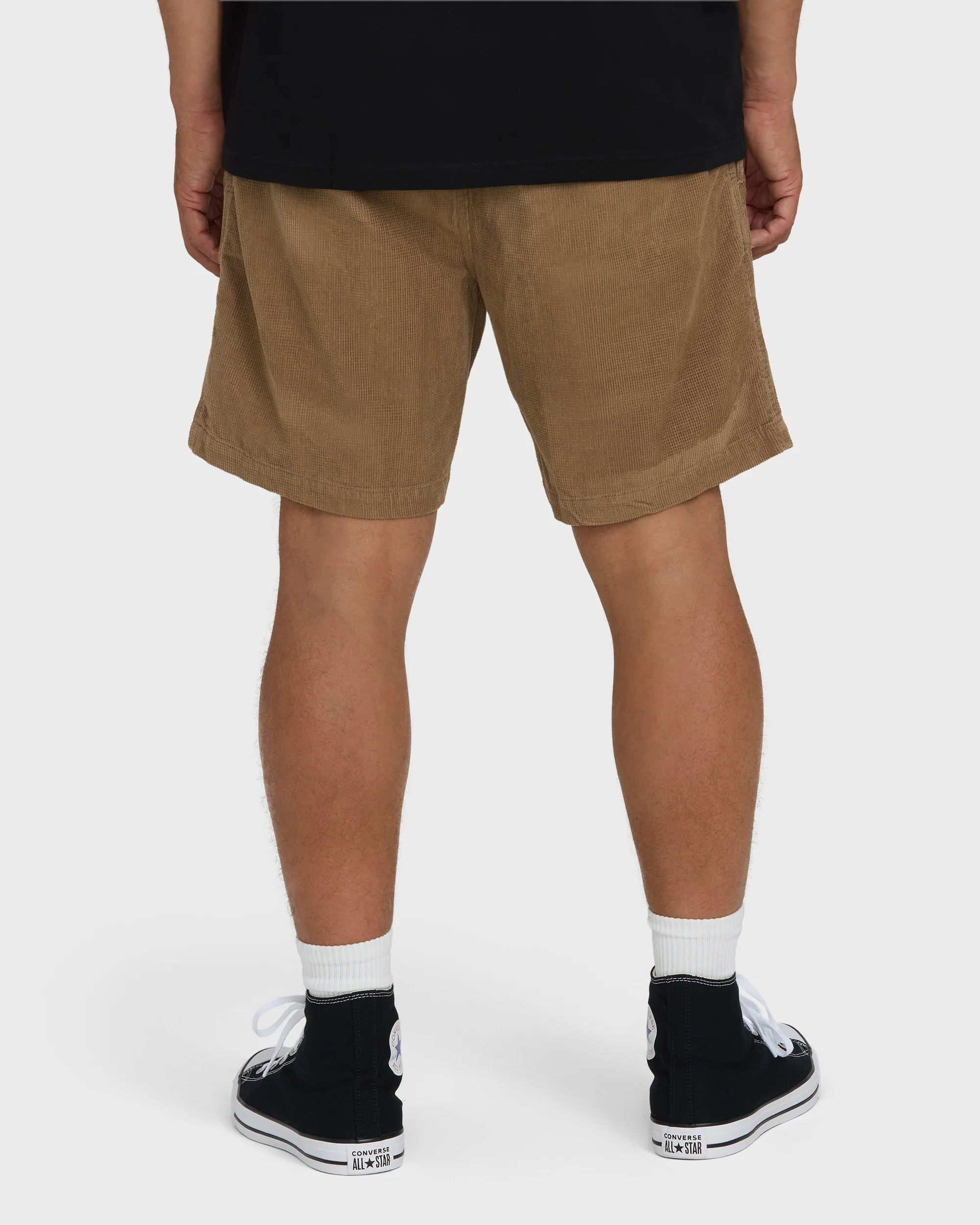 Larry Layback 17" Corduroy Shorts - Vintage Khaki