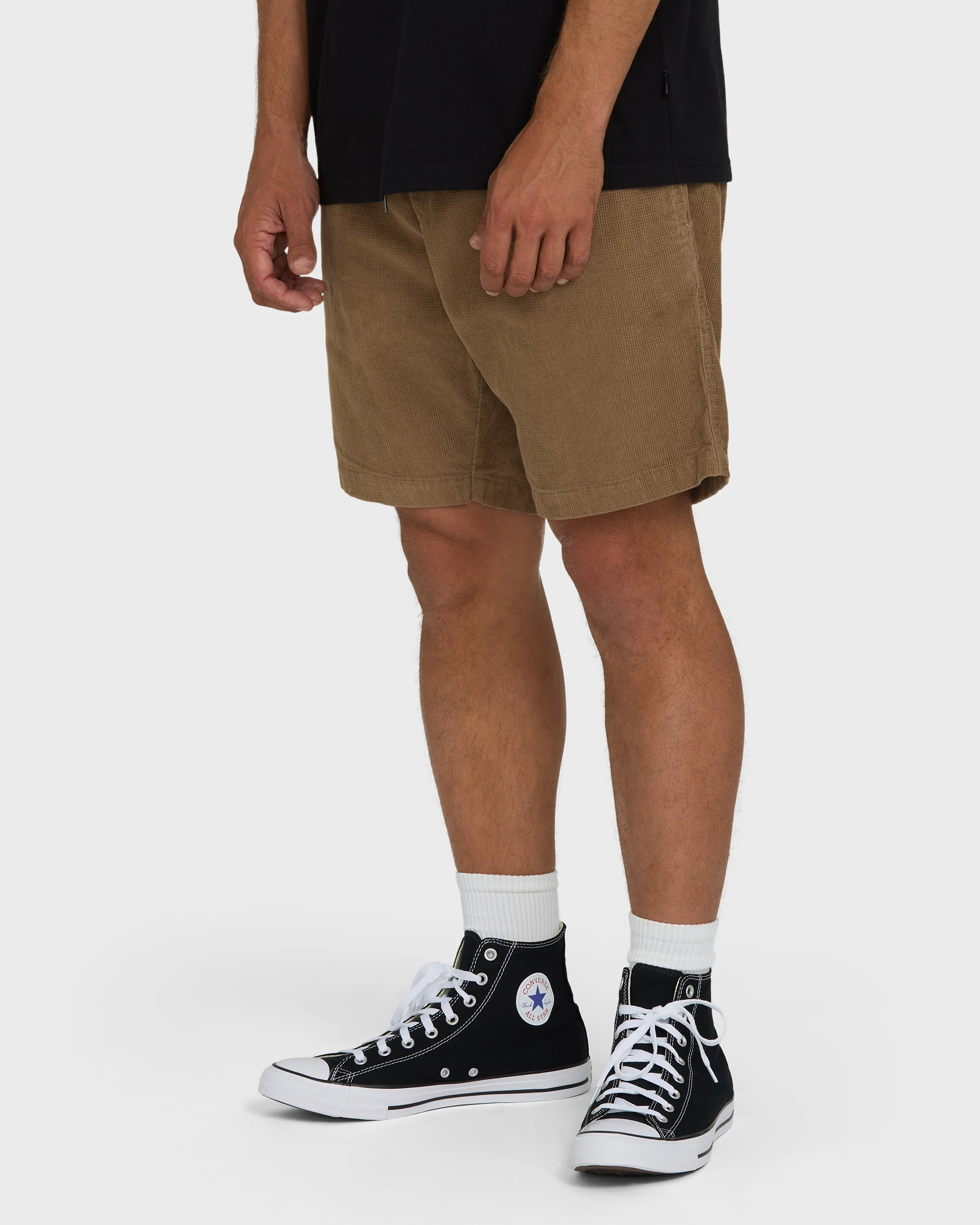 Larry Layback 17" Corduroy Shorts - Vintage Khaki