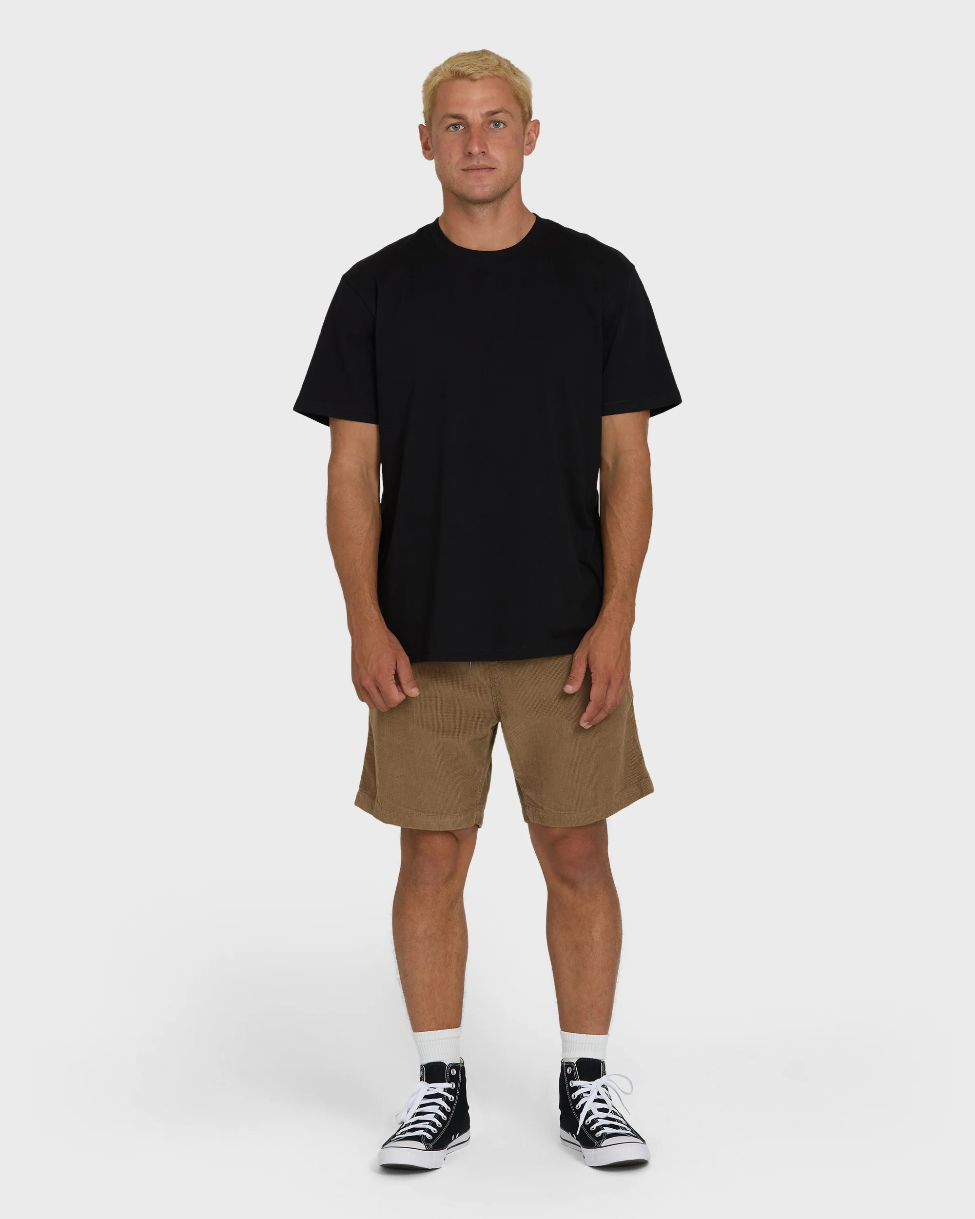 Larry Layback 17" Corduroy Shorts - Vintage Khaki