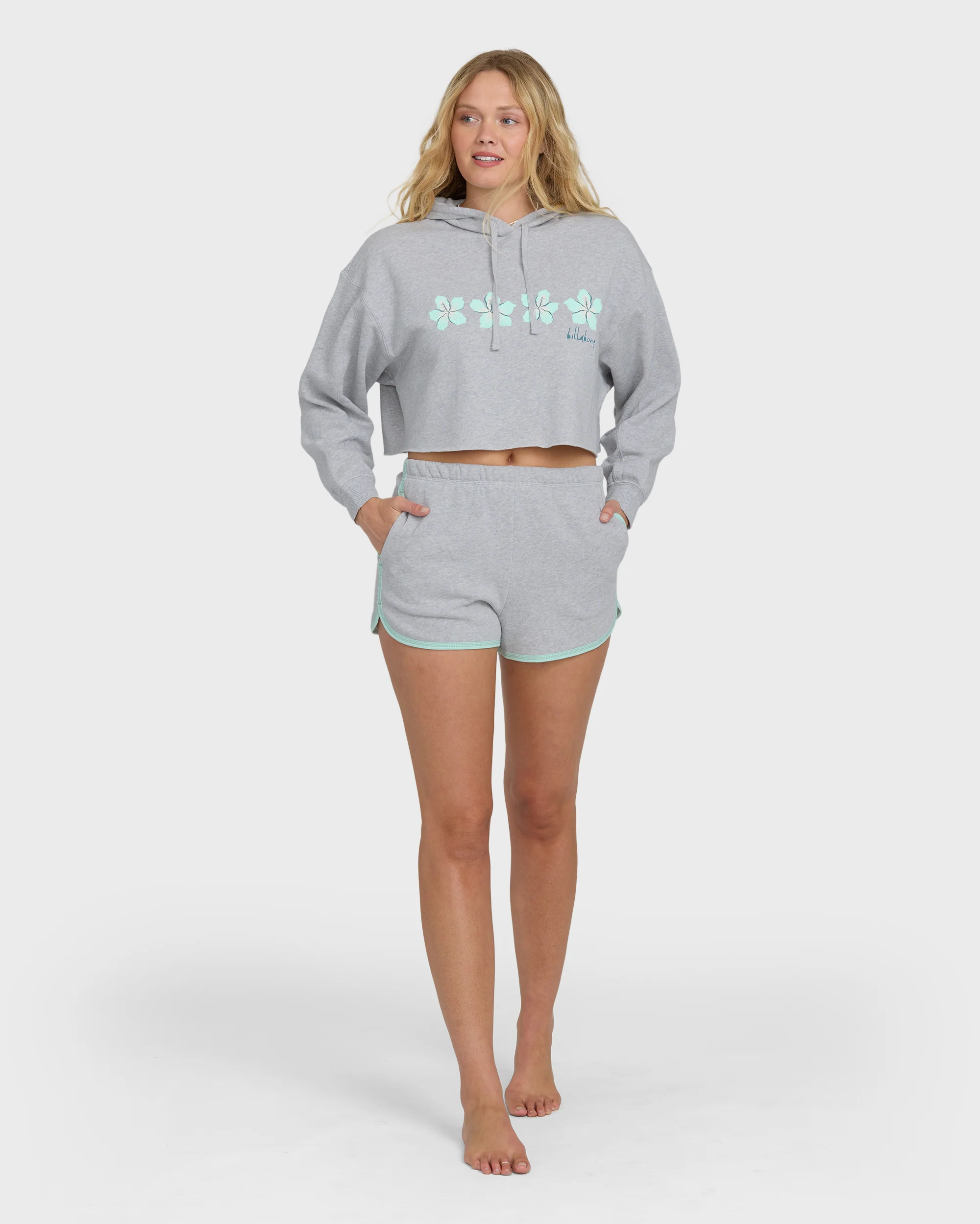 Palmer Fleece Shorts - Heather Gray