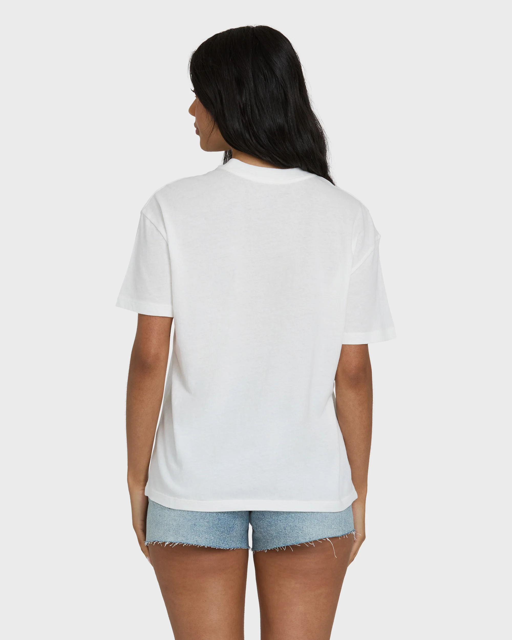 Highs And Lows Short Sleeve Knit T-Shirt - Salt Crystal