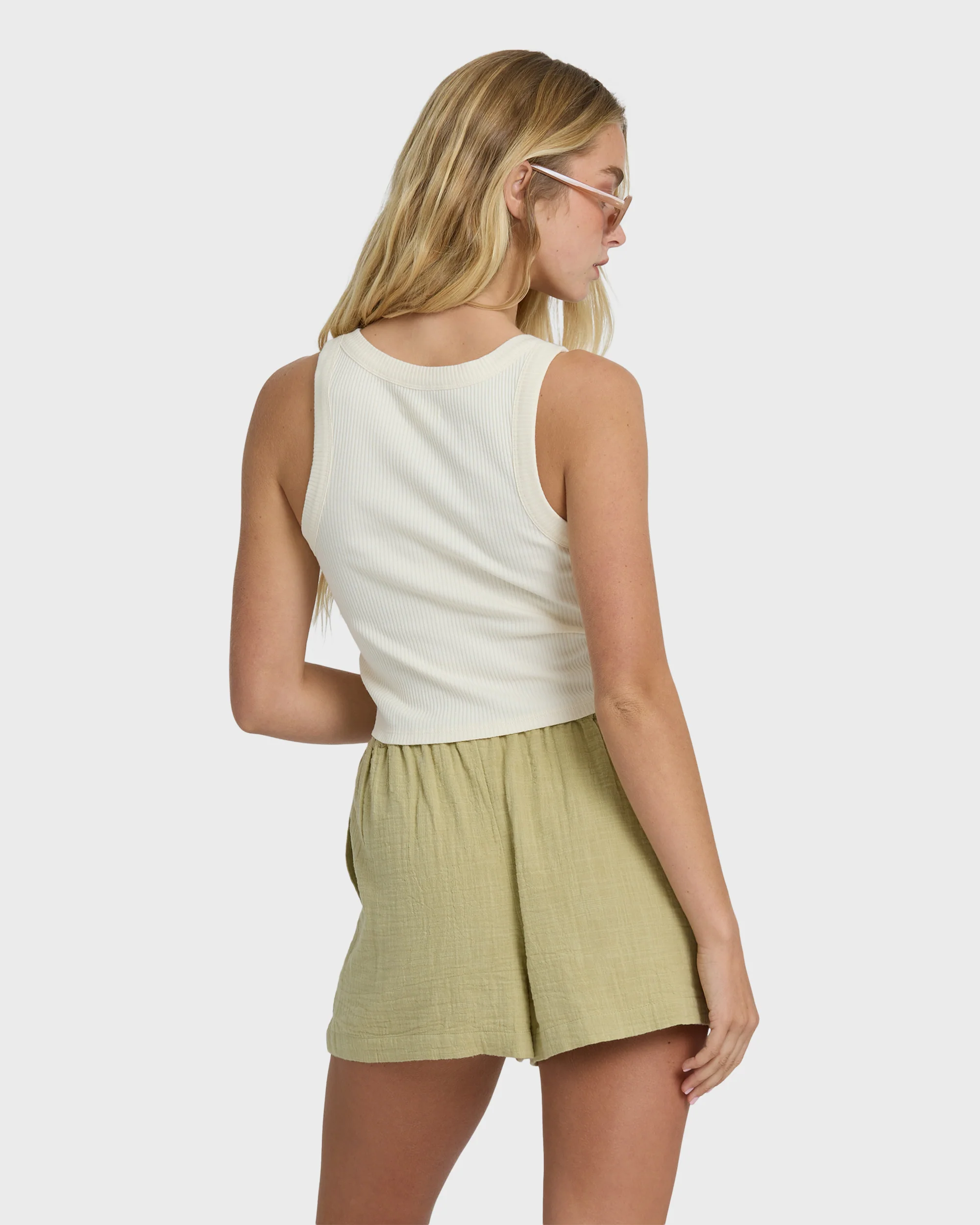 Rerun Tank Top - White Cap