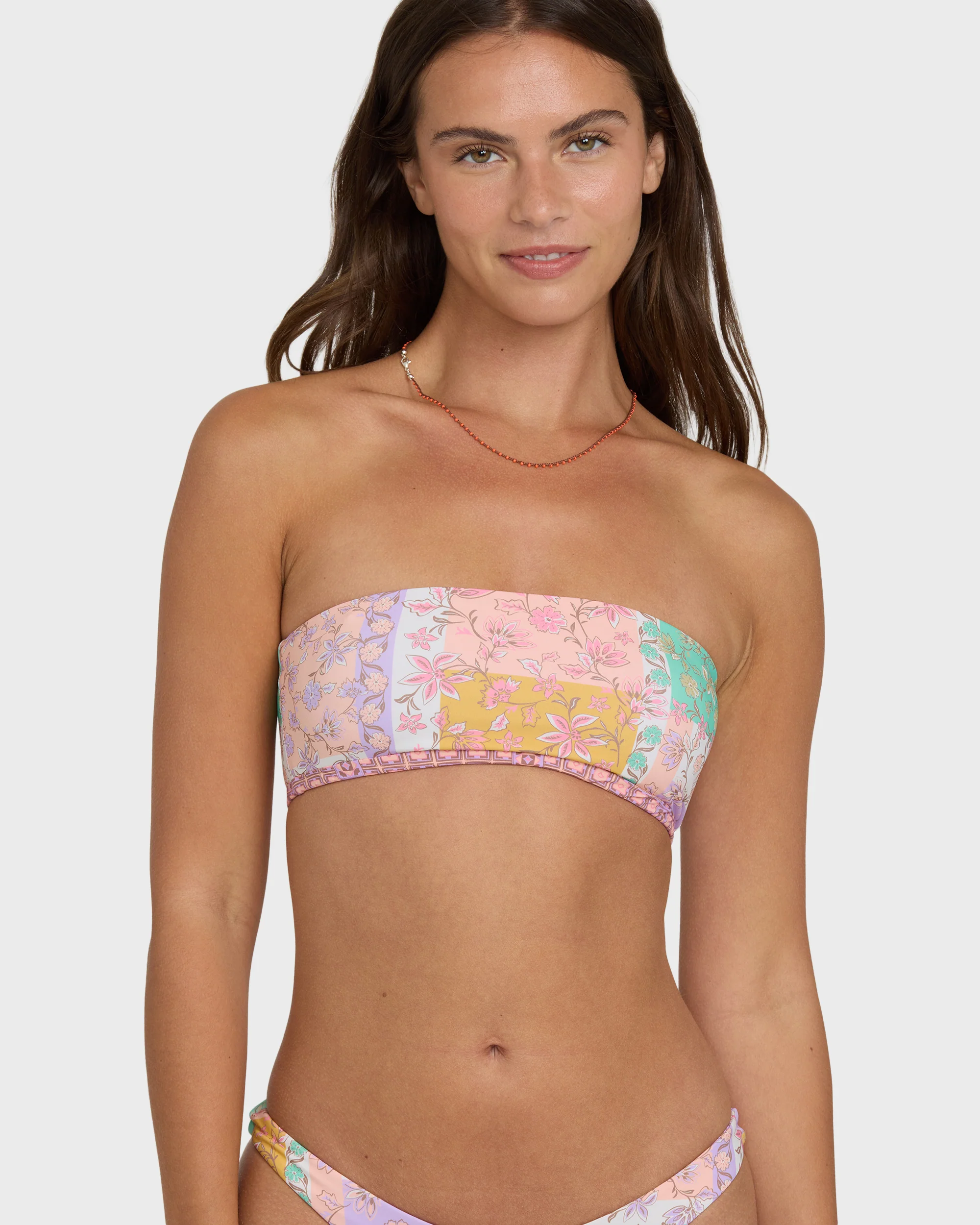 Dreamy Daze Tully Reversible Bandeau Bikini Top - Sweet Lilac