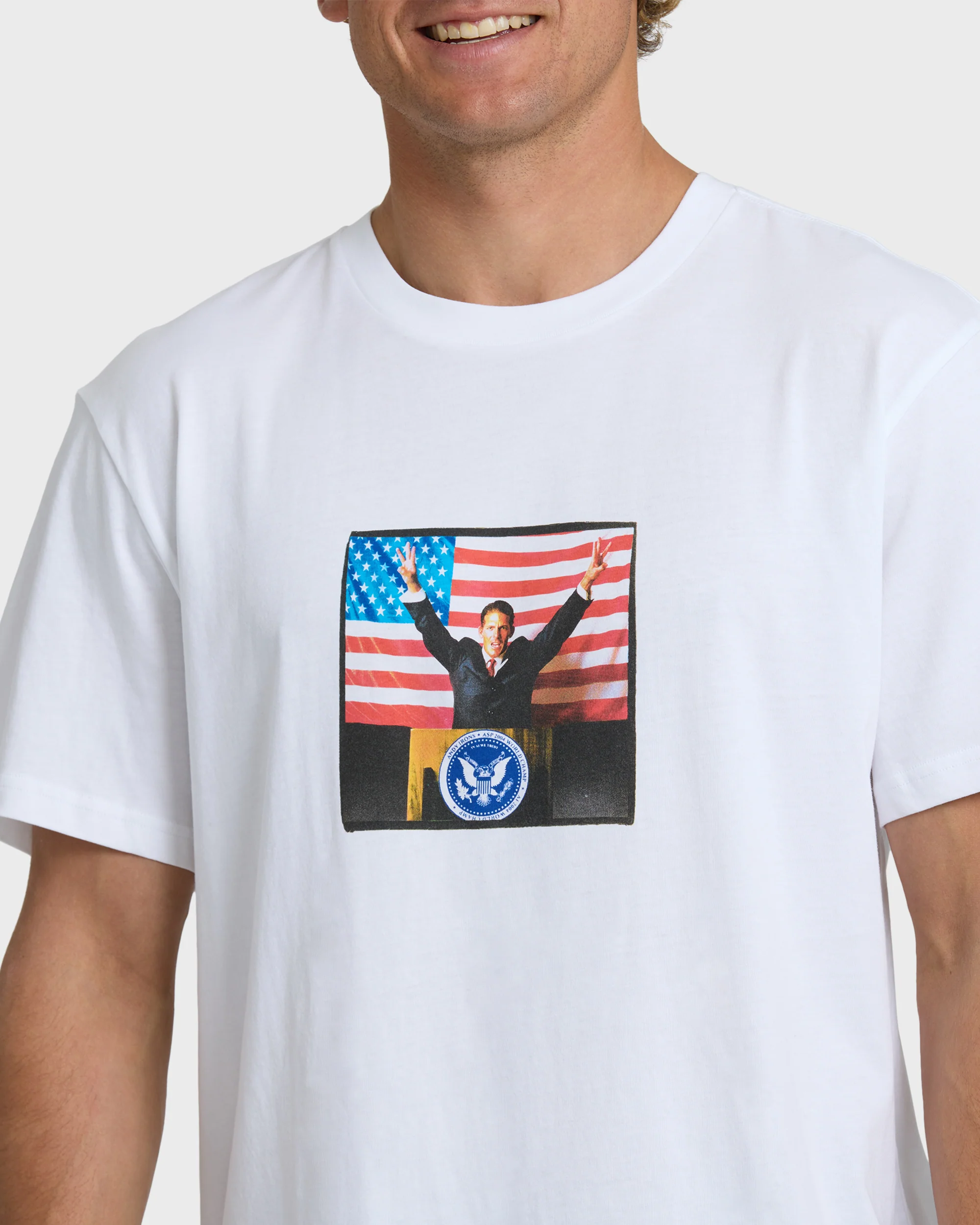 A.I. 4 Pres Premium Short Sleeve T-Shirt - White