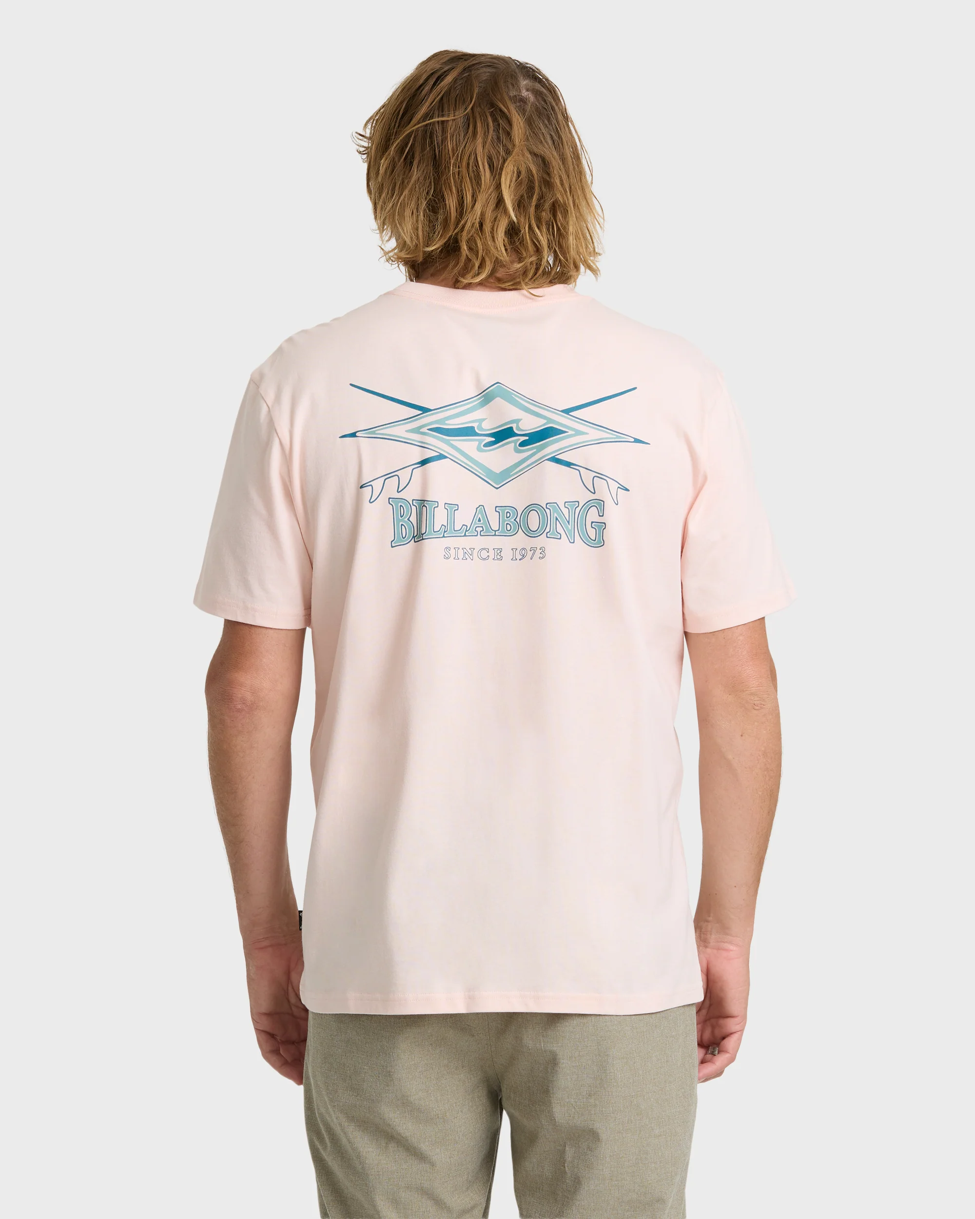 Crossboards Premium Short Sleeve Knit T-Shirt - Light Pink