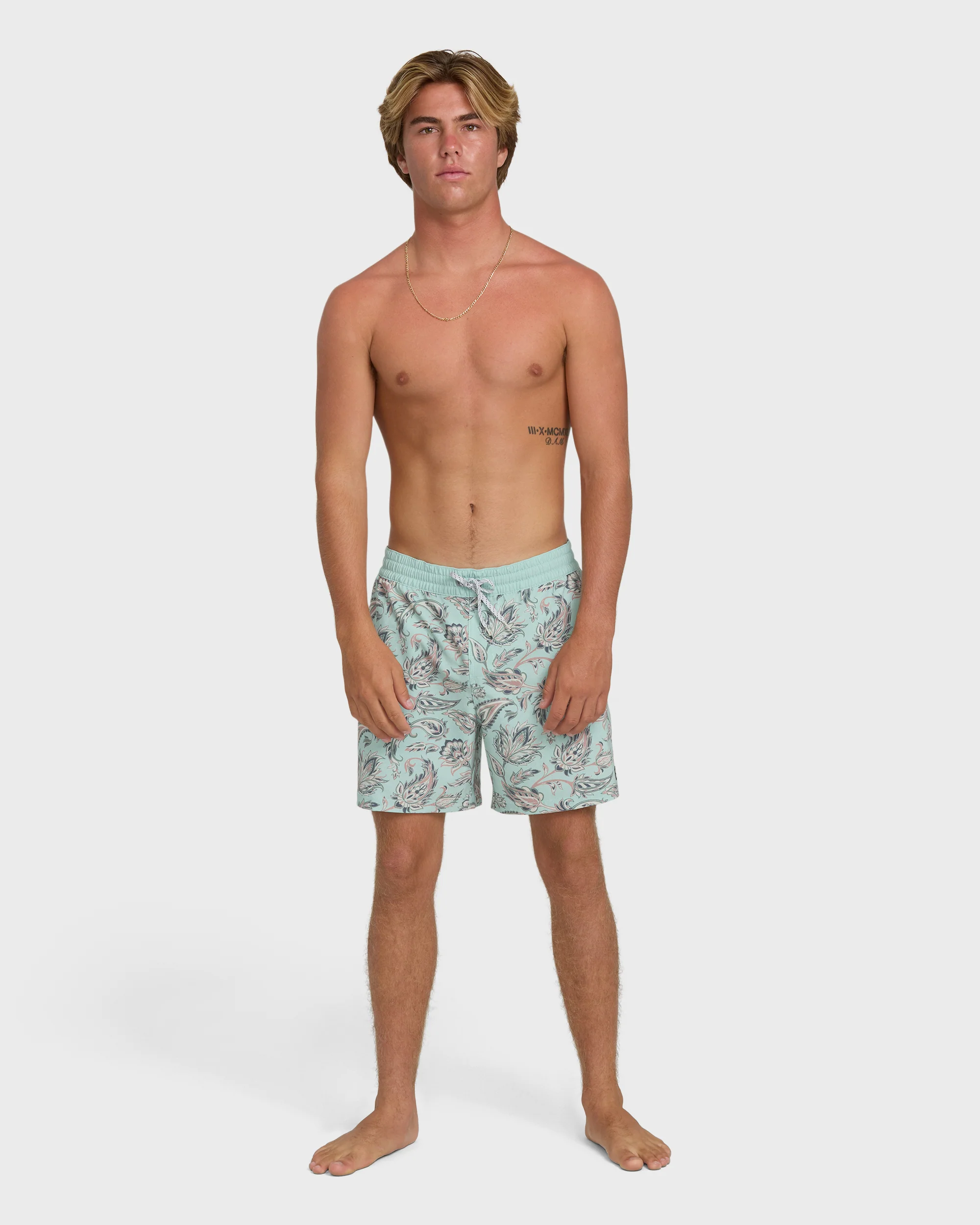 Good Times Layback 16" Trunks - Clearly Aqua