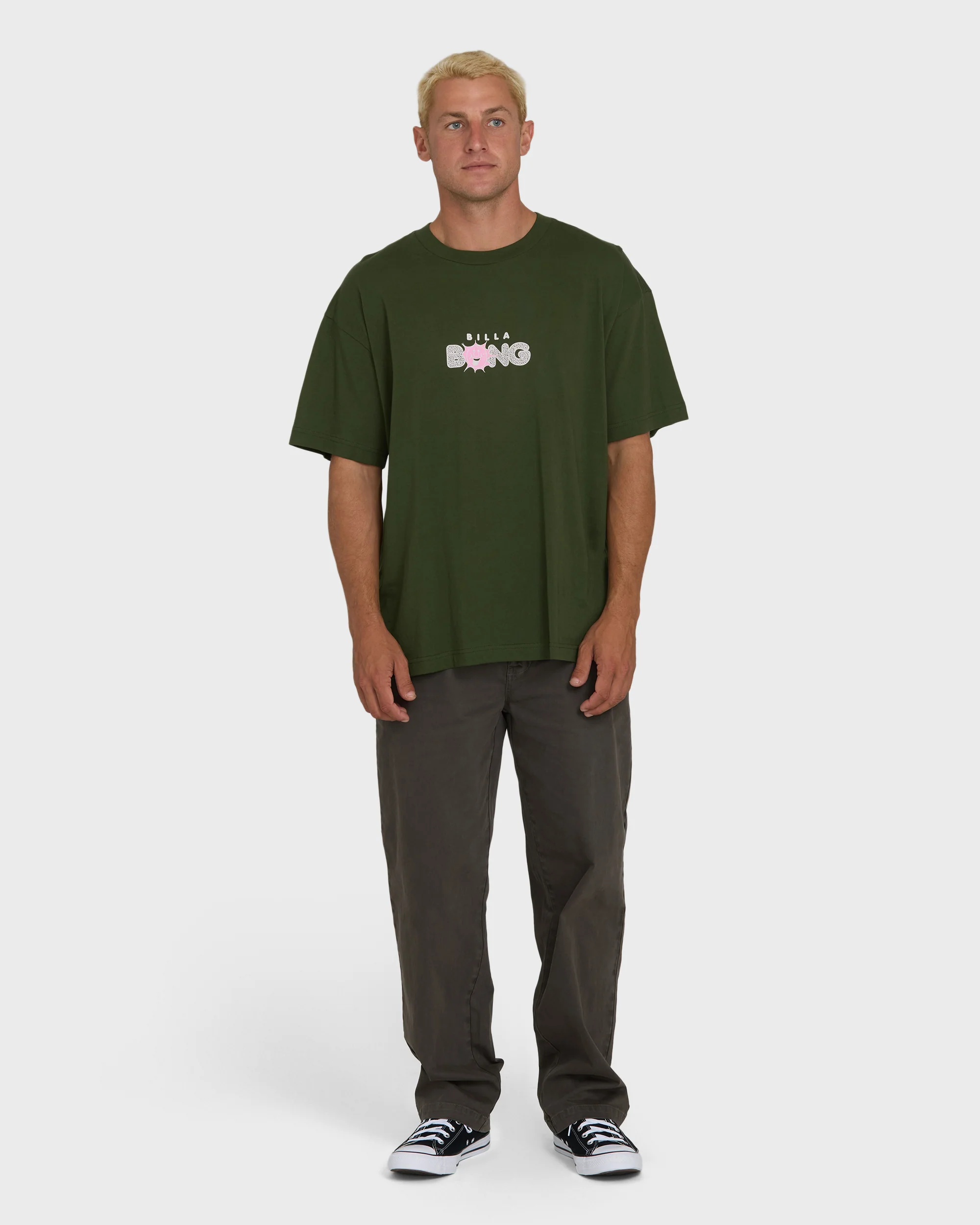 4076-shine-og-short-sleeve-cotton-t-shirt-rifle-green-4.webp Shine OG Short Sleeve Cotton T-Shirt - Rifle Green