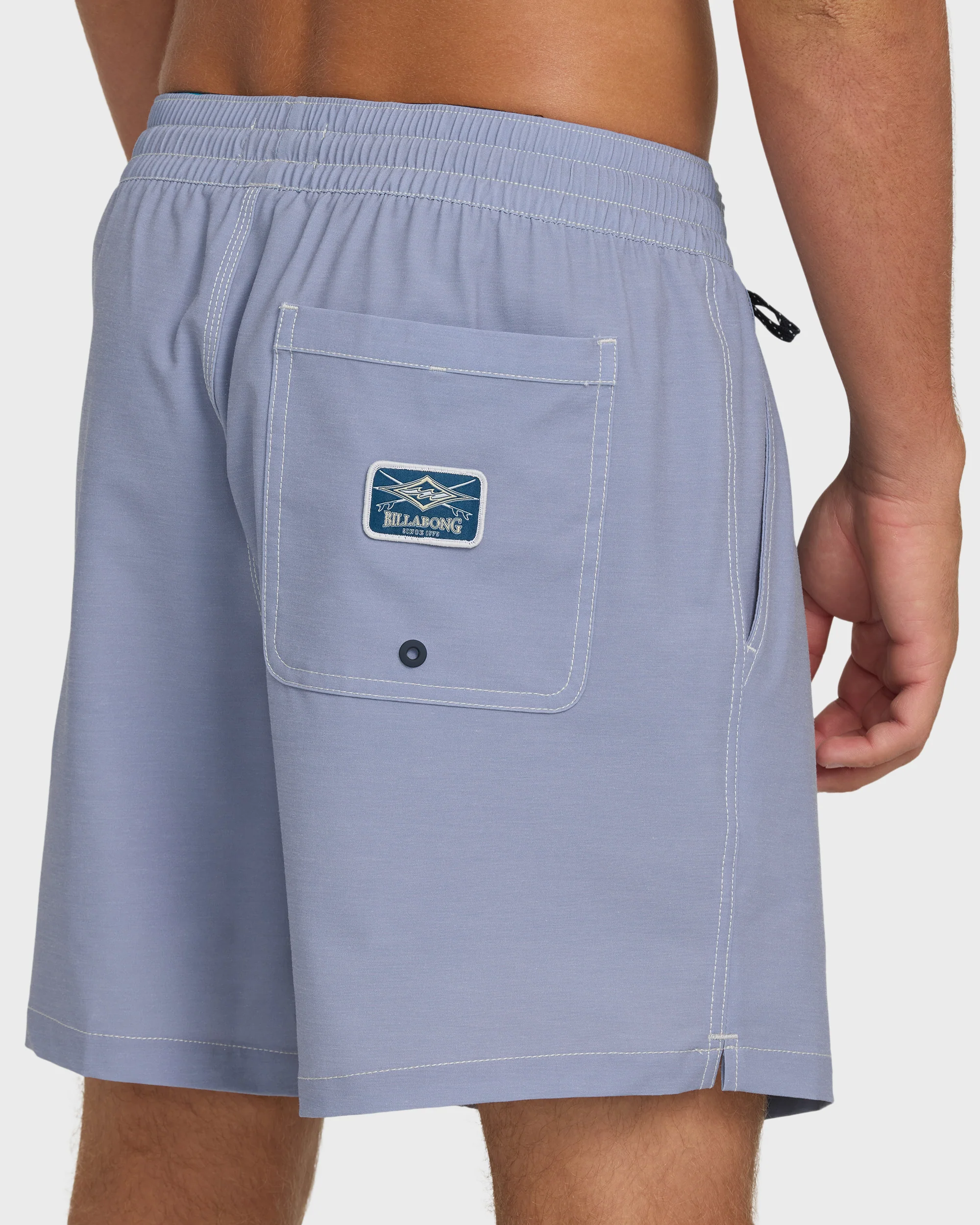 Every Other Day Wave Washed Layback 16" Trunks - Blue Horizon