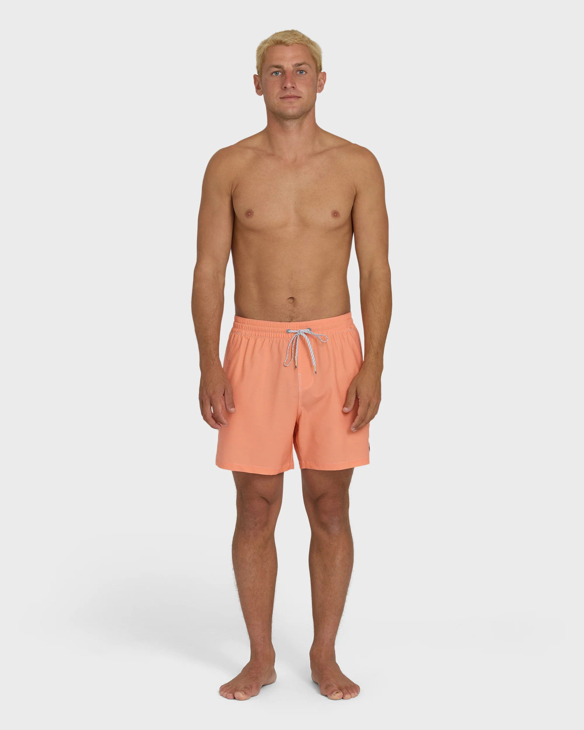 Every Other Day Wave Washed Layback 16" Trunks - Cantaloupe