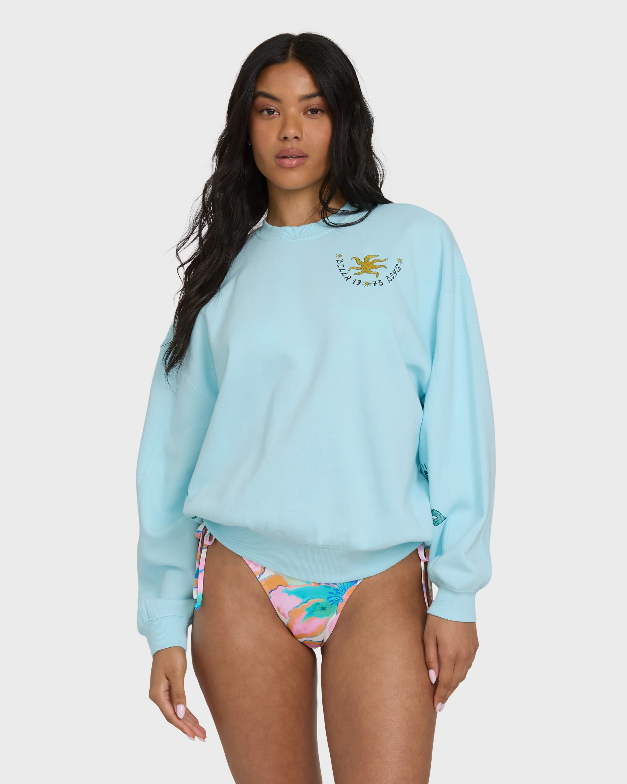 Sunset Rider Kendal Crewneck Sweatshirt - Clearwater