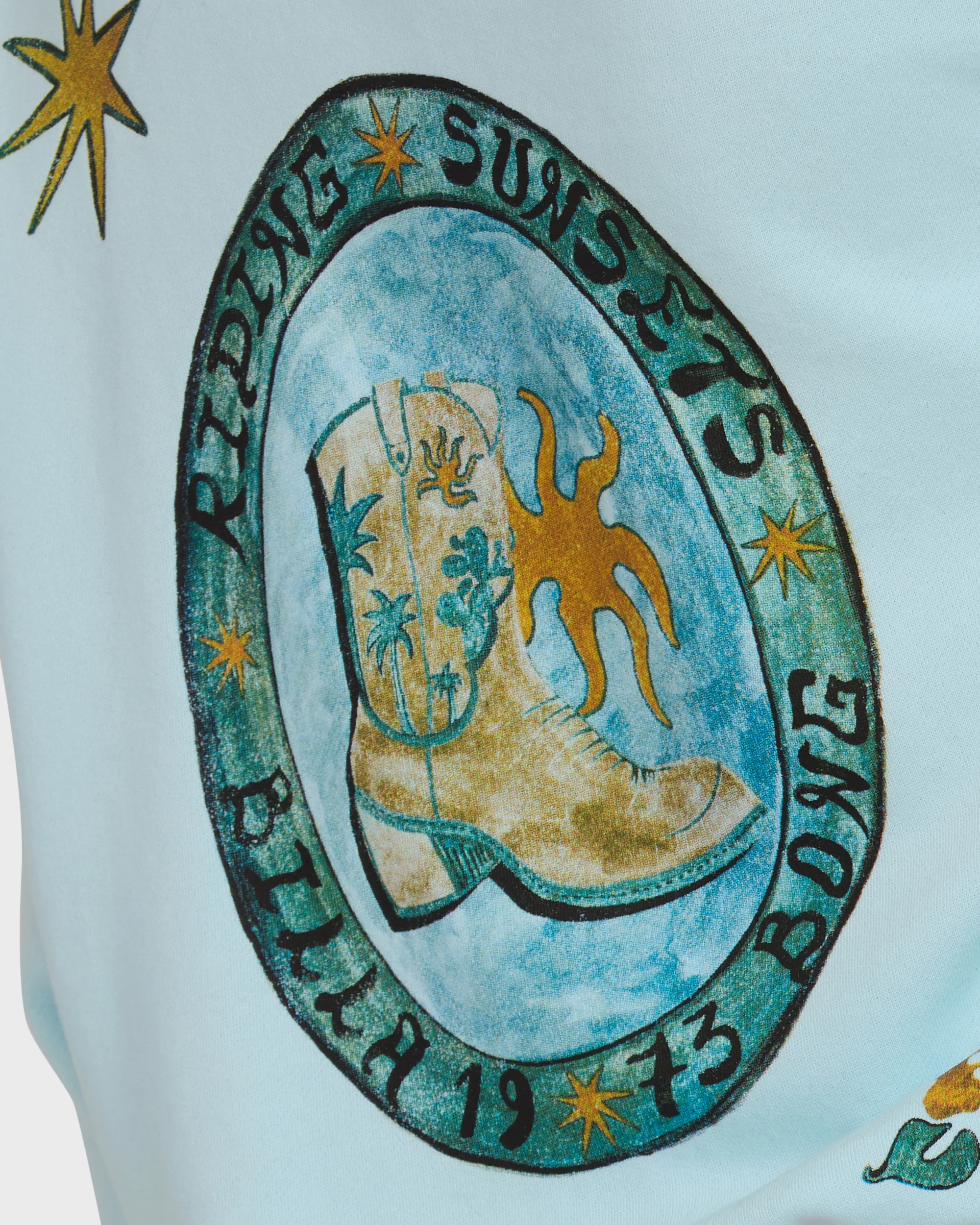 Sunset Rider Kendal Crewneck Sweatshirt - Clearwater