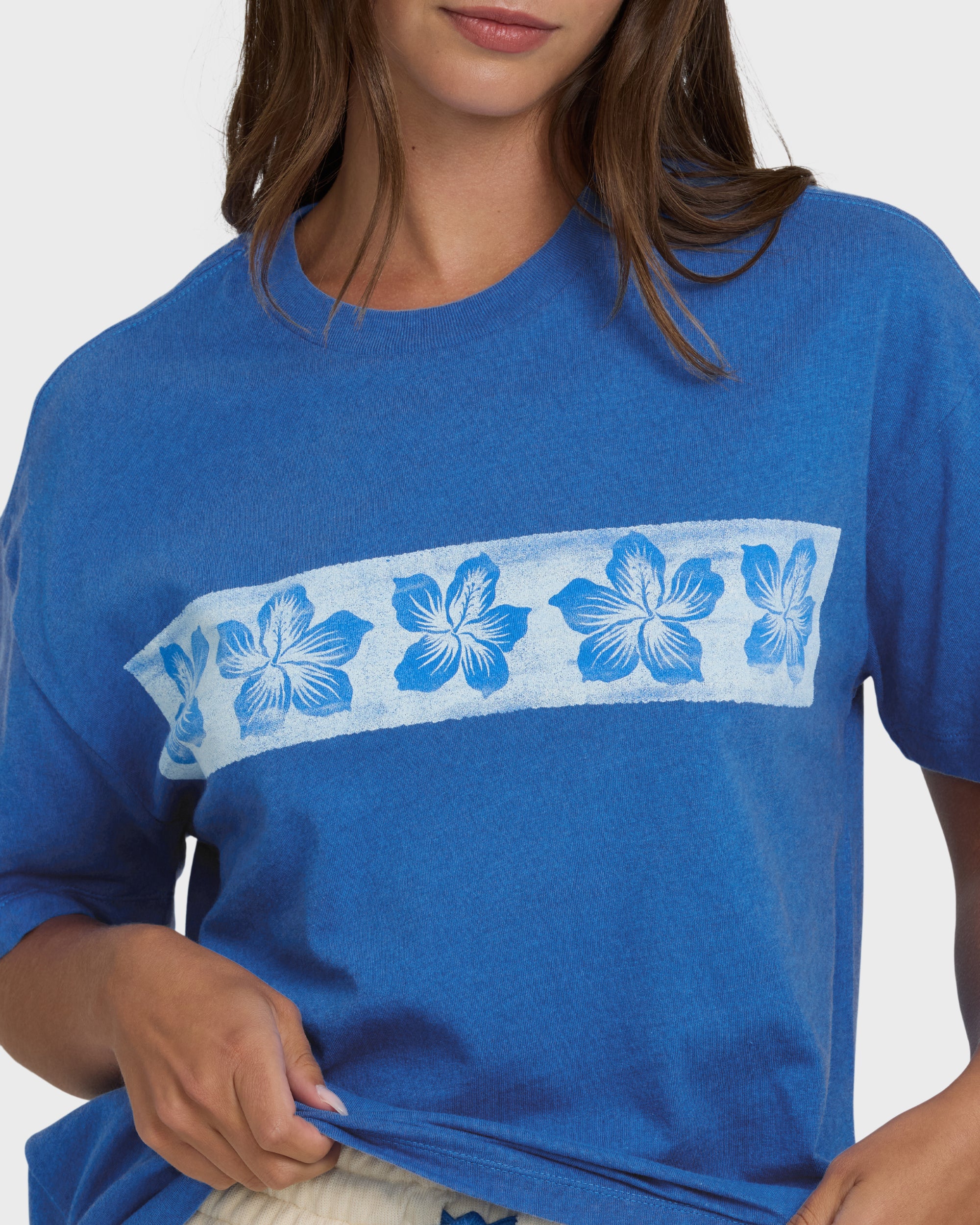 42-somewhere-close-short-sleeve-knit-t-shirt-true-blue-5.jpg Somewhere Close Short Sleeve Knit T-Shirt - True Blue