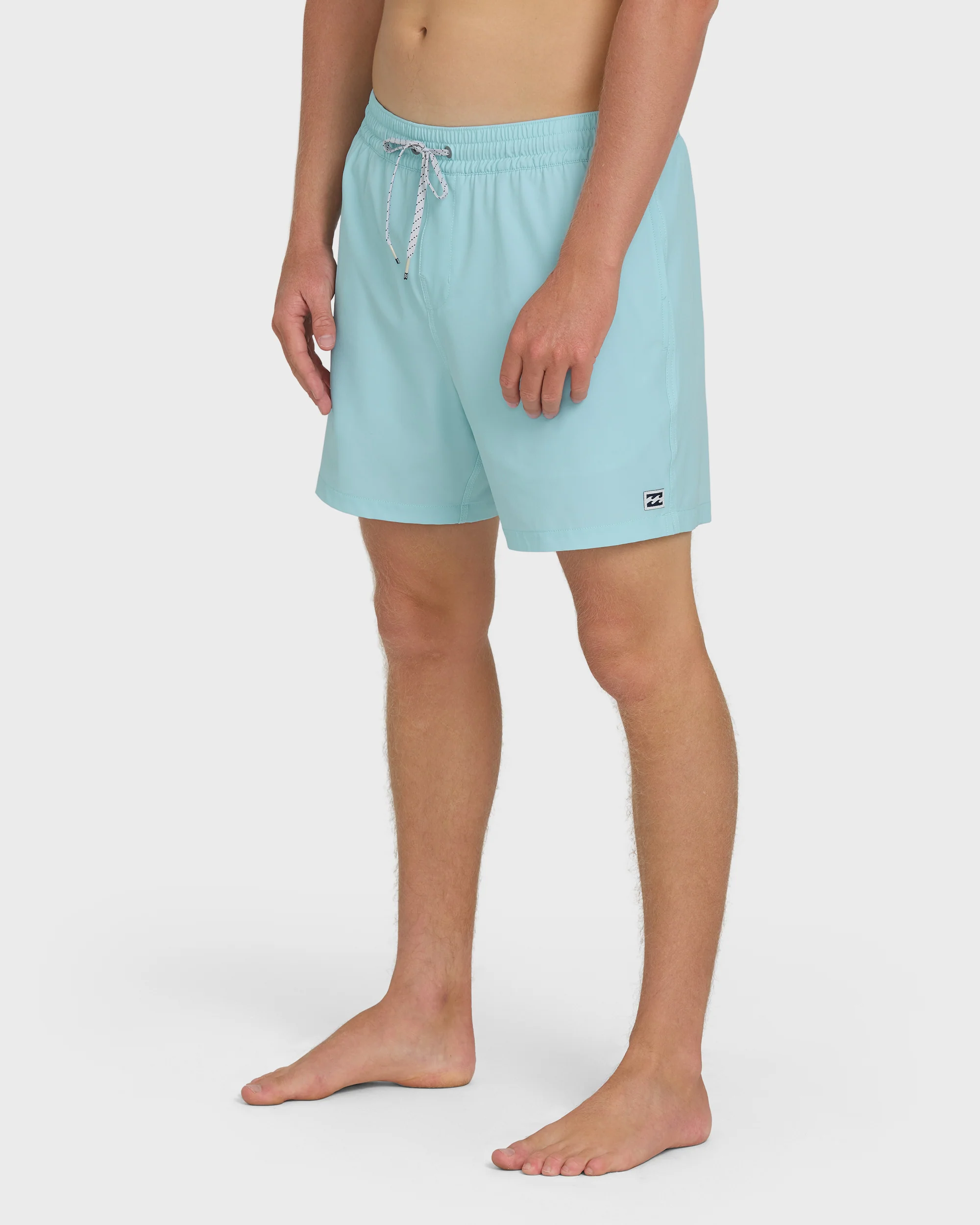 Lineup Solid Layback 16" Trunks - Dusty Blue