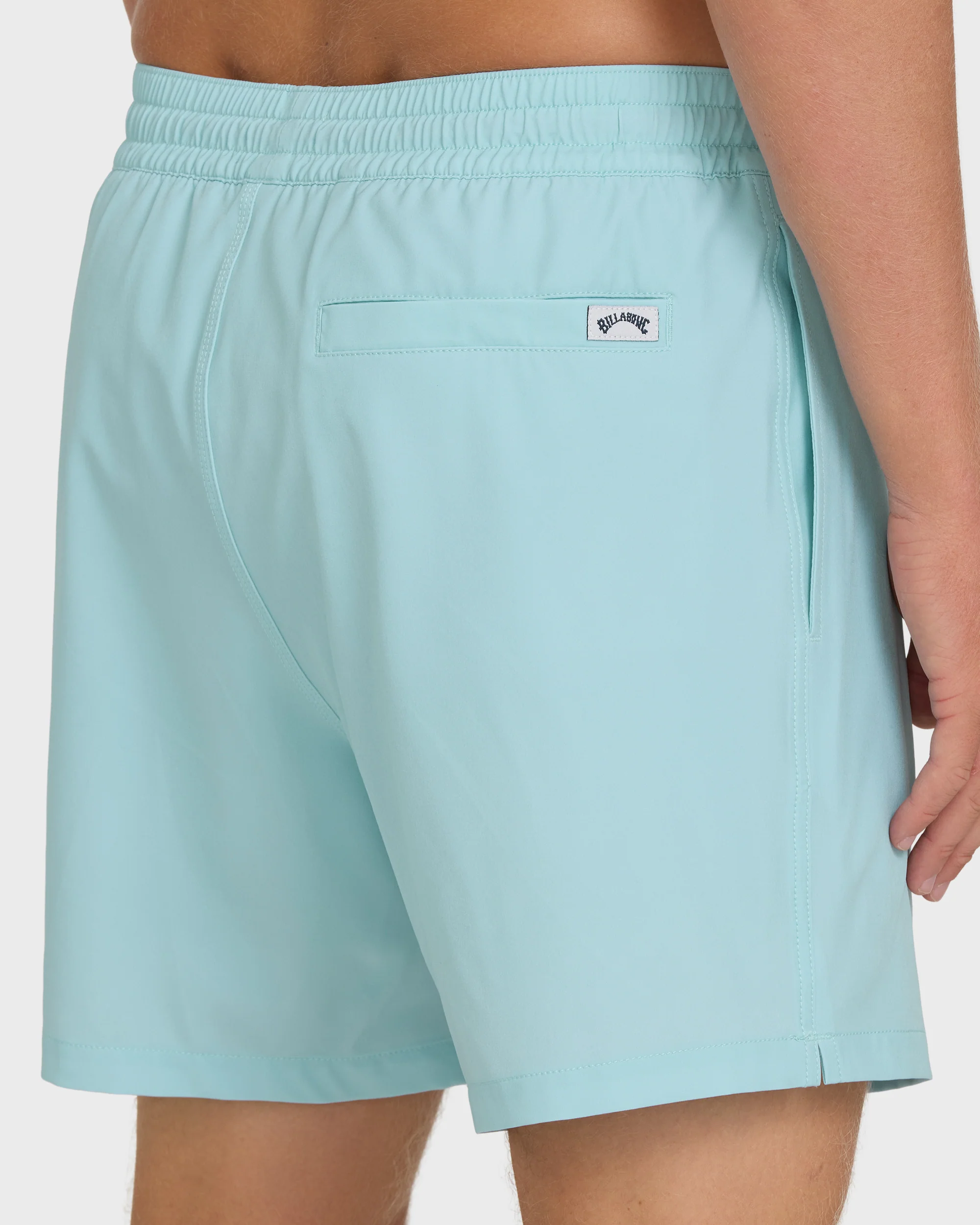 Lineup Solid Layback 16" Trunks - Dusty Blue