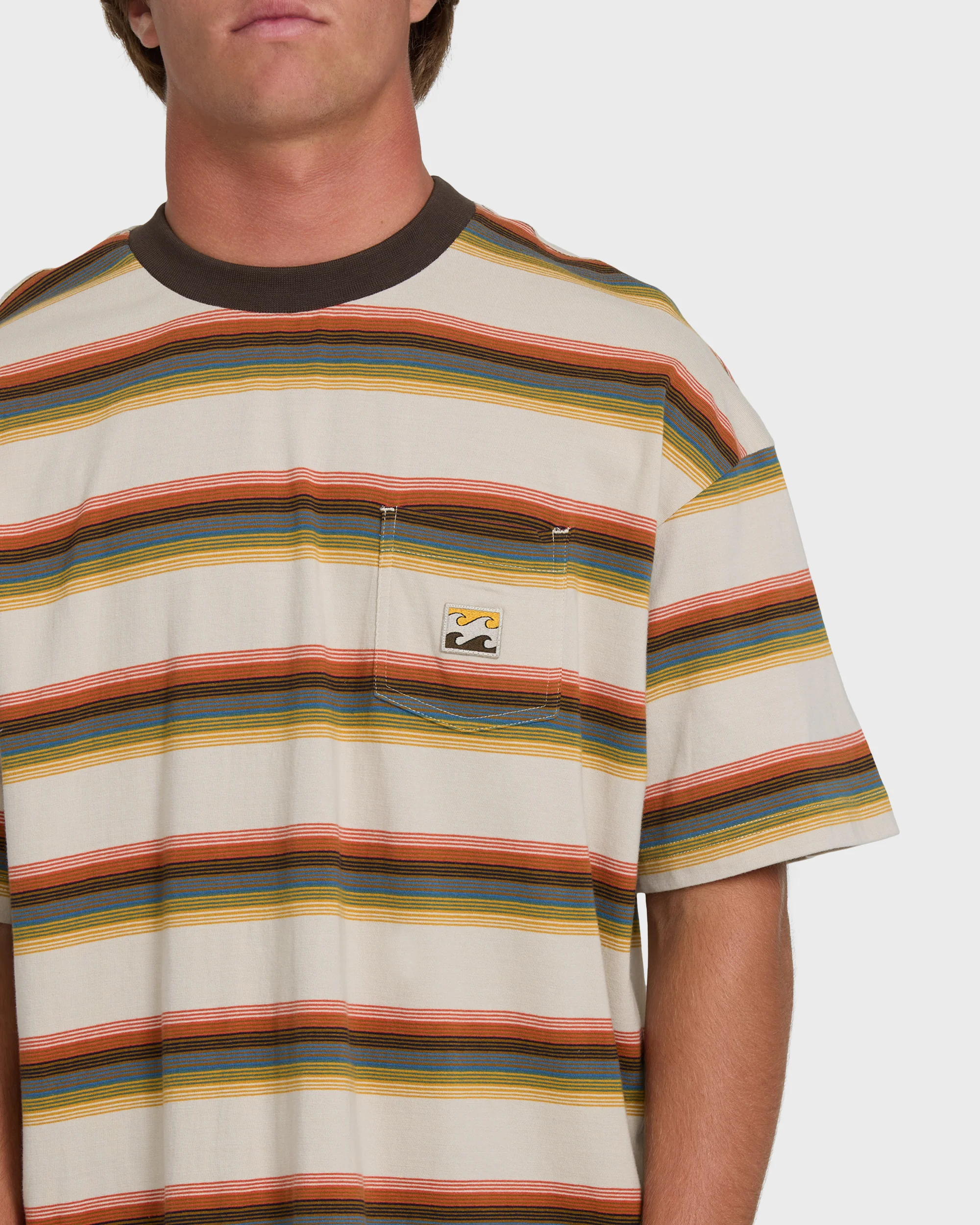 Baxter Short Sleeve Knit T-Shirt - Oatmeal
