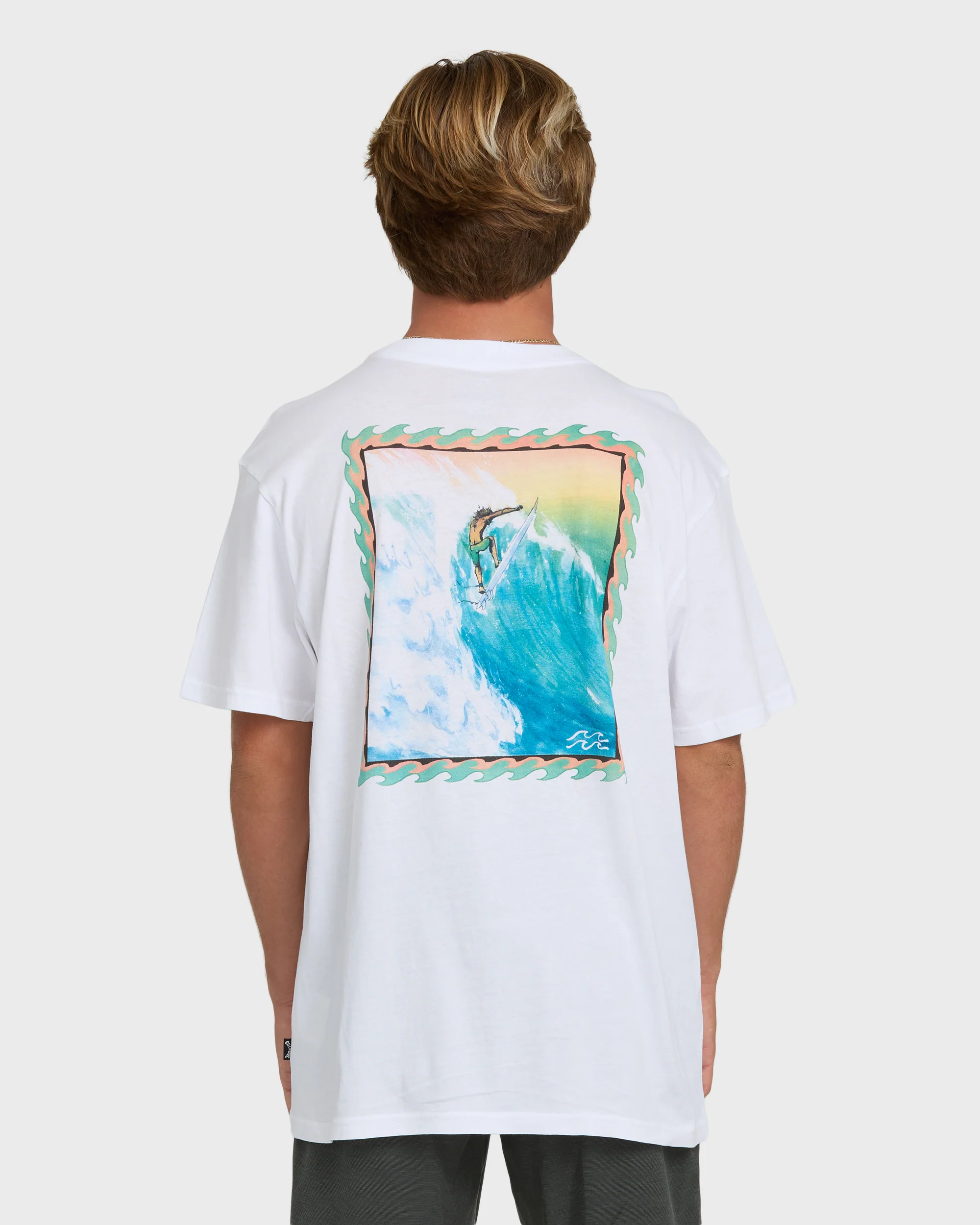 Nanda Ormond Occy Premium Short Sleeve Knit Graphic T-Shirt - White