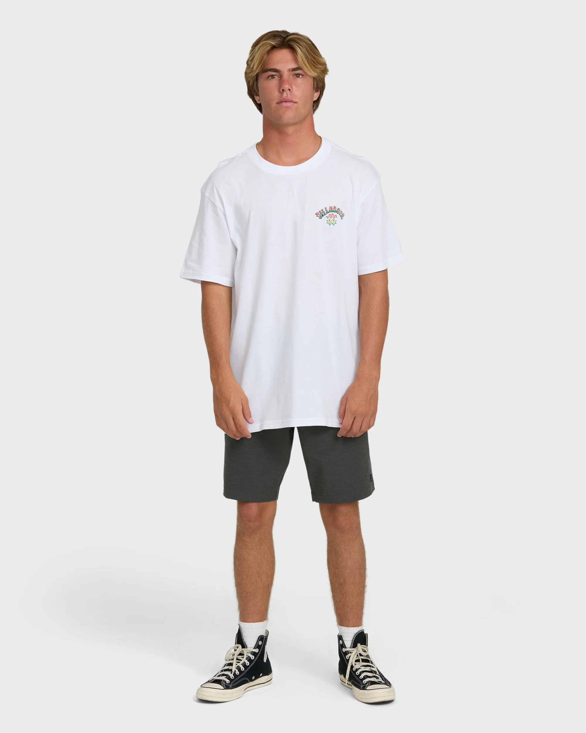 Nanda Ormond Occy Premium Short Sleeve Knit Graphic T-Shirt - White