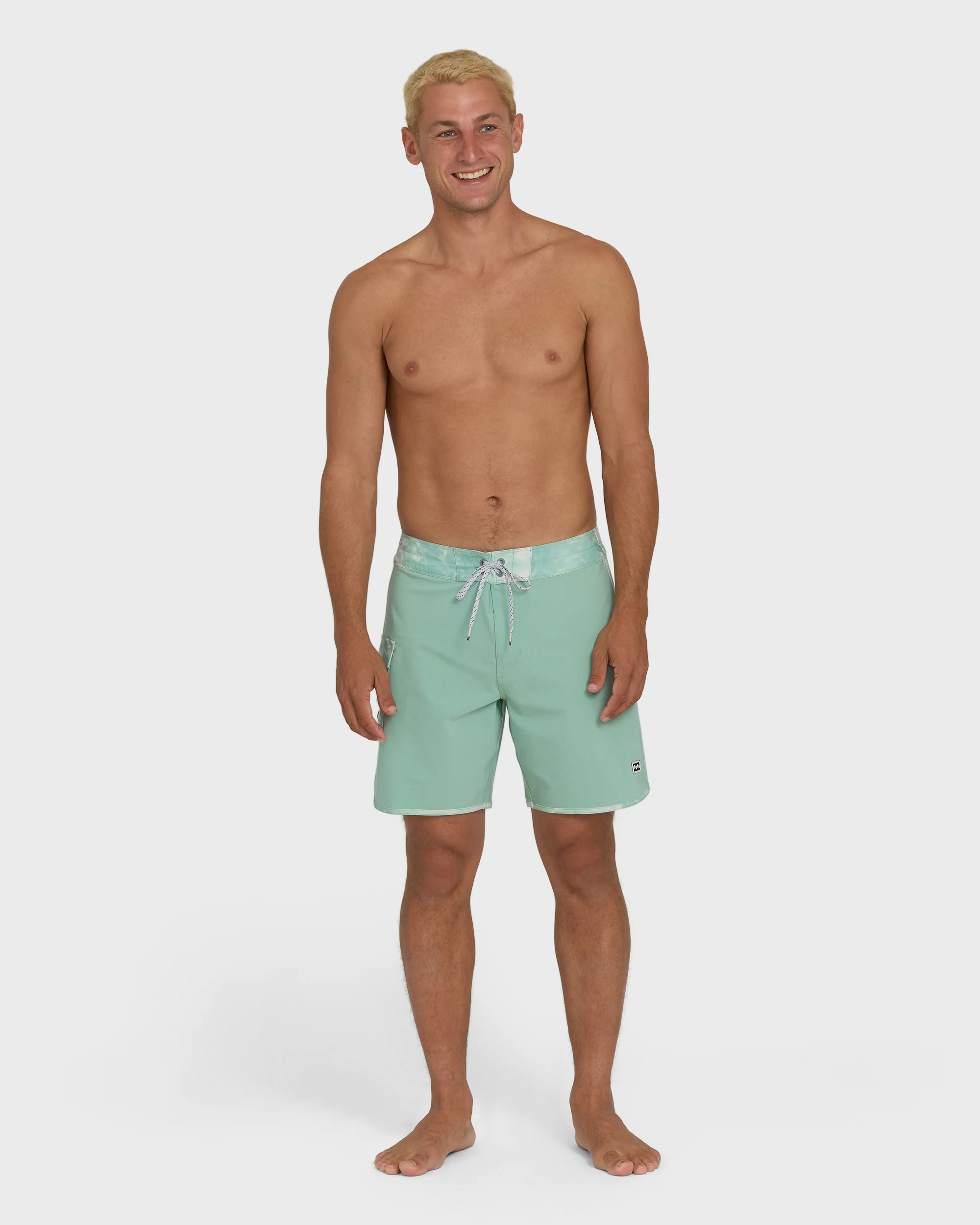 73 Pro 18" Boardshorts - Granite Green