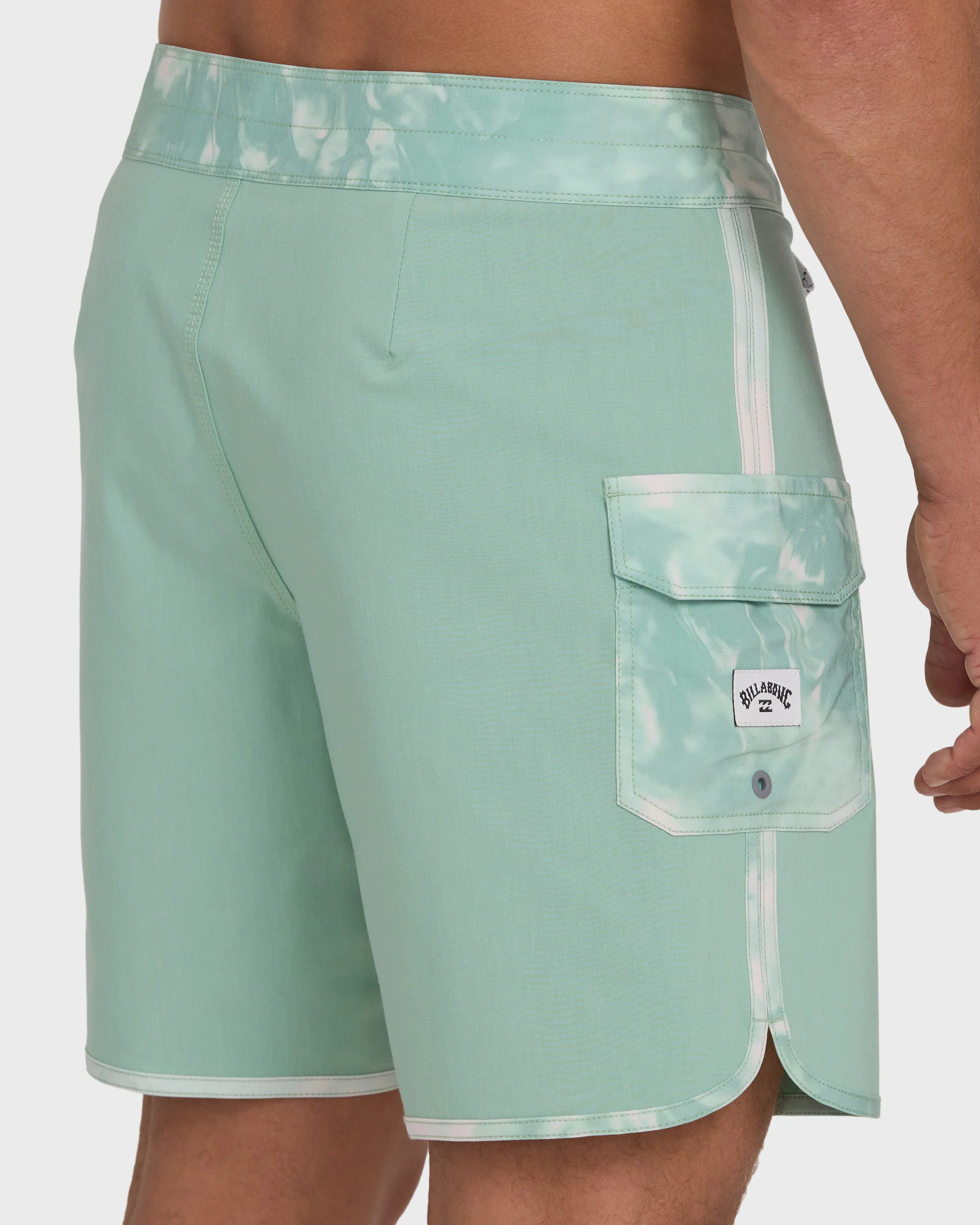 73 Pro 18" Boardshorts - Granite Green
