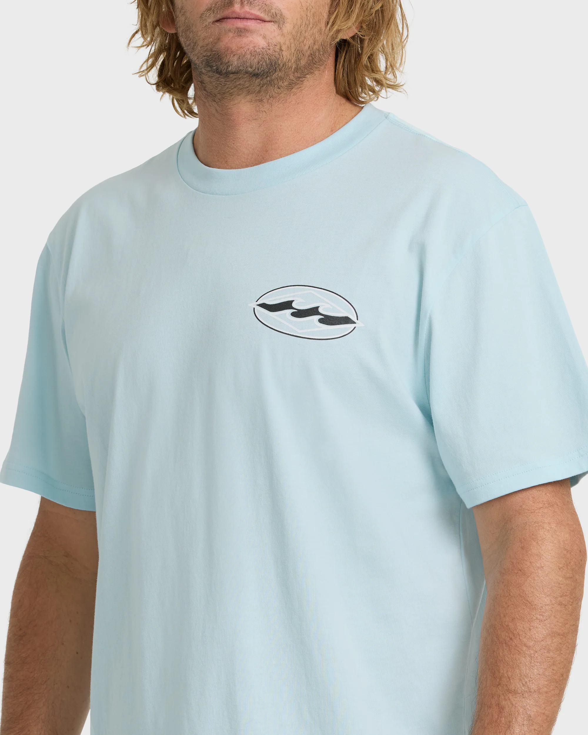 Rotor Diamond Premium Short Sleeve Graphic T-Shirt - Coastal Blue