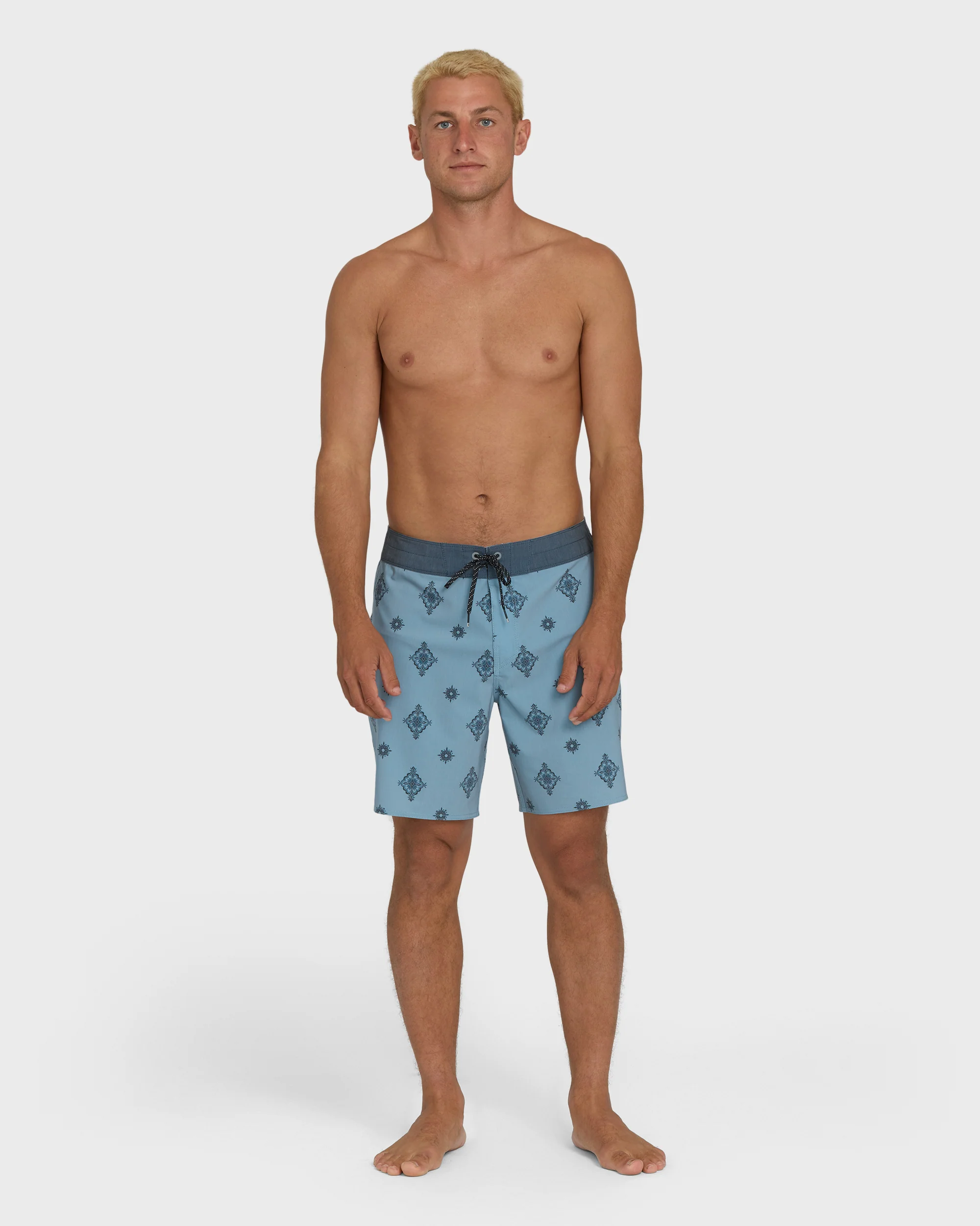 Good Times Pro 18" Boardshorts - Blue Fog