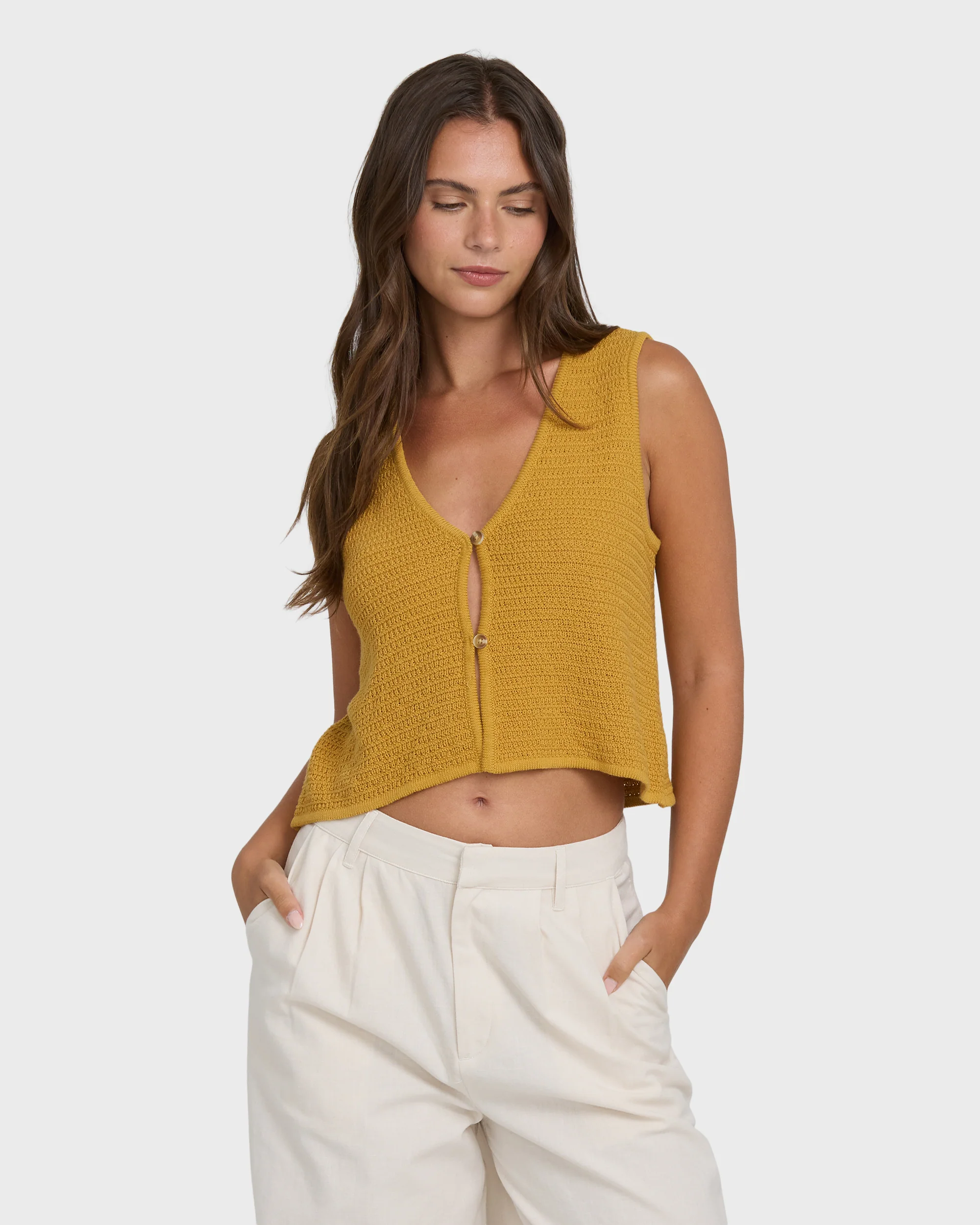 4585-need-now-sweater-tank-top-wild-honey-1.webp Need Now Sweater Tank Top - Wild Honey