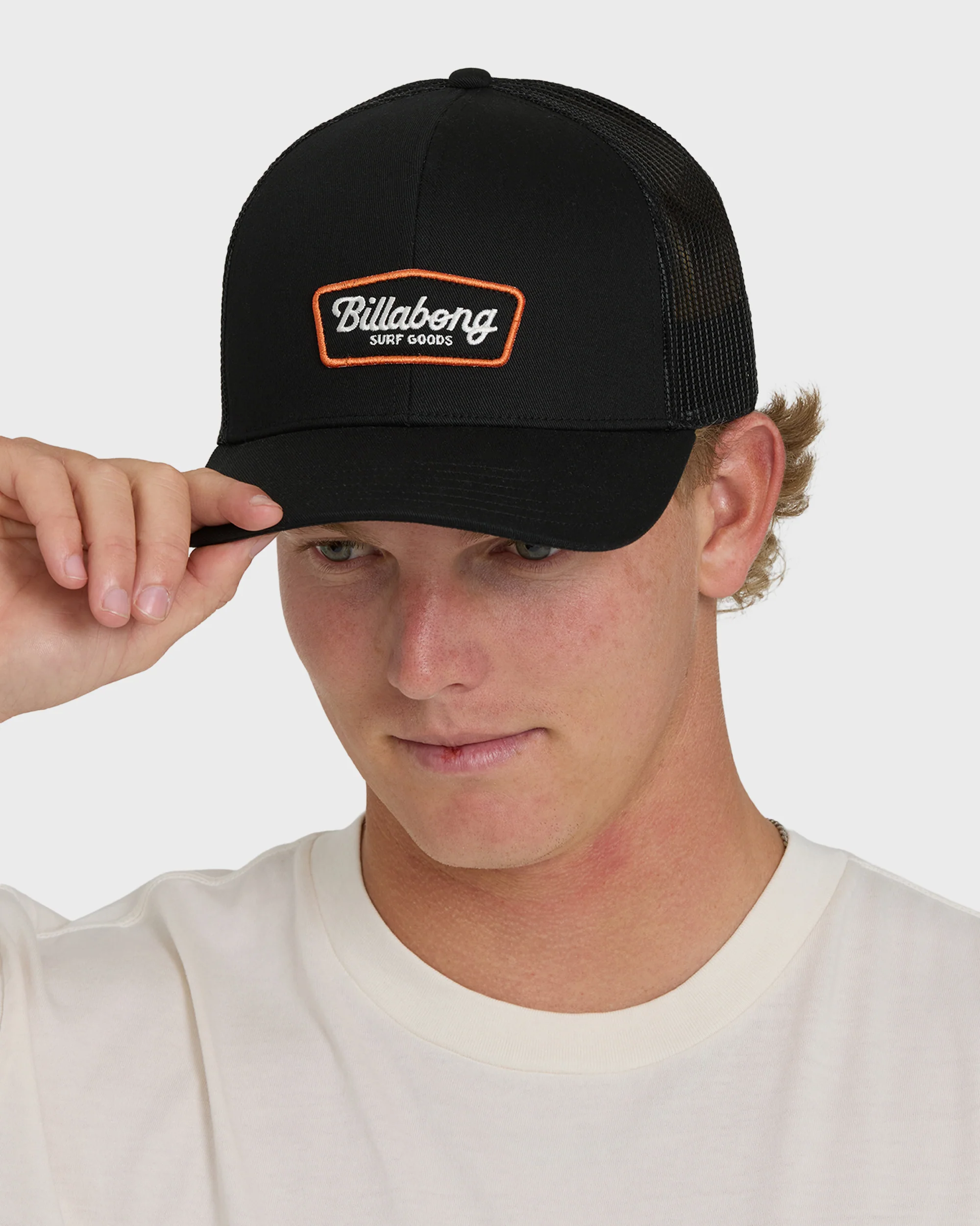 4606-walled-trucker-hat-black-2.webp Walled Trucker Hat - Black