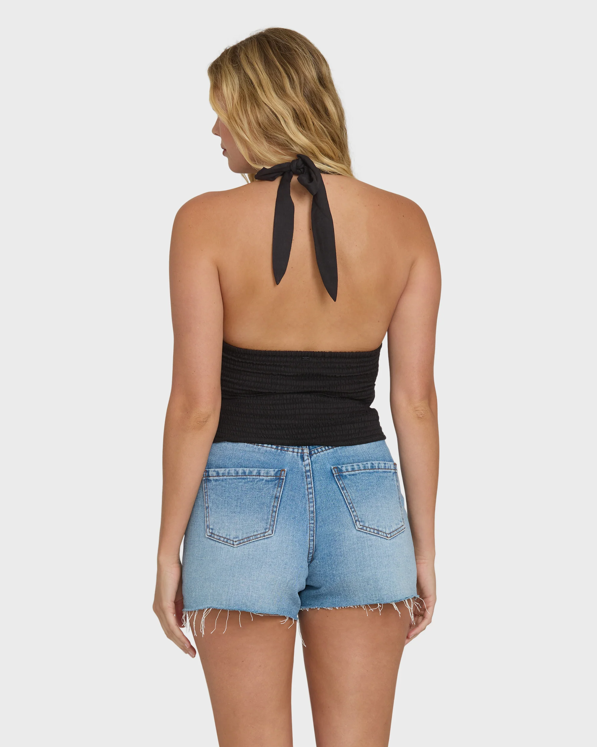 463-sunny-sometimes-solid-tank-top-black-sands-3.webp Sunny Sometimes Solid Tank Top - Black Sands
