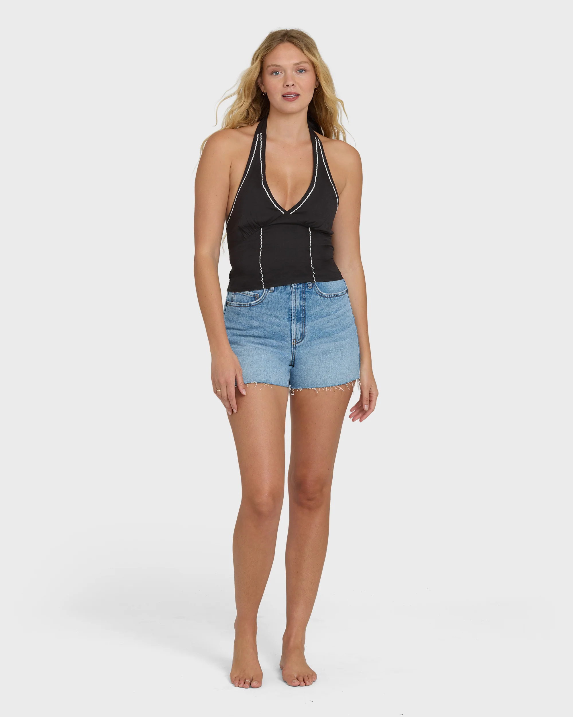 463-sunny-sometimes-solid-tank-top-black-sands-6.webp Sunny Sometimes Solid Tank Top - Black Sands