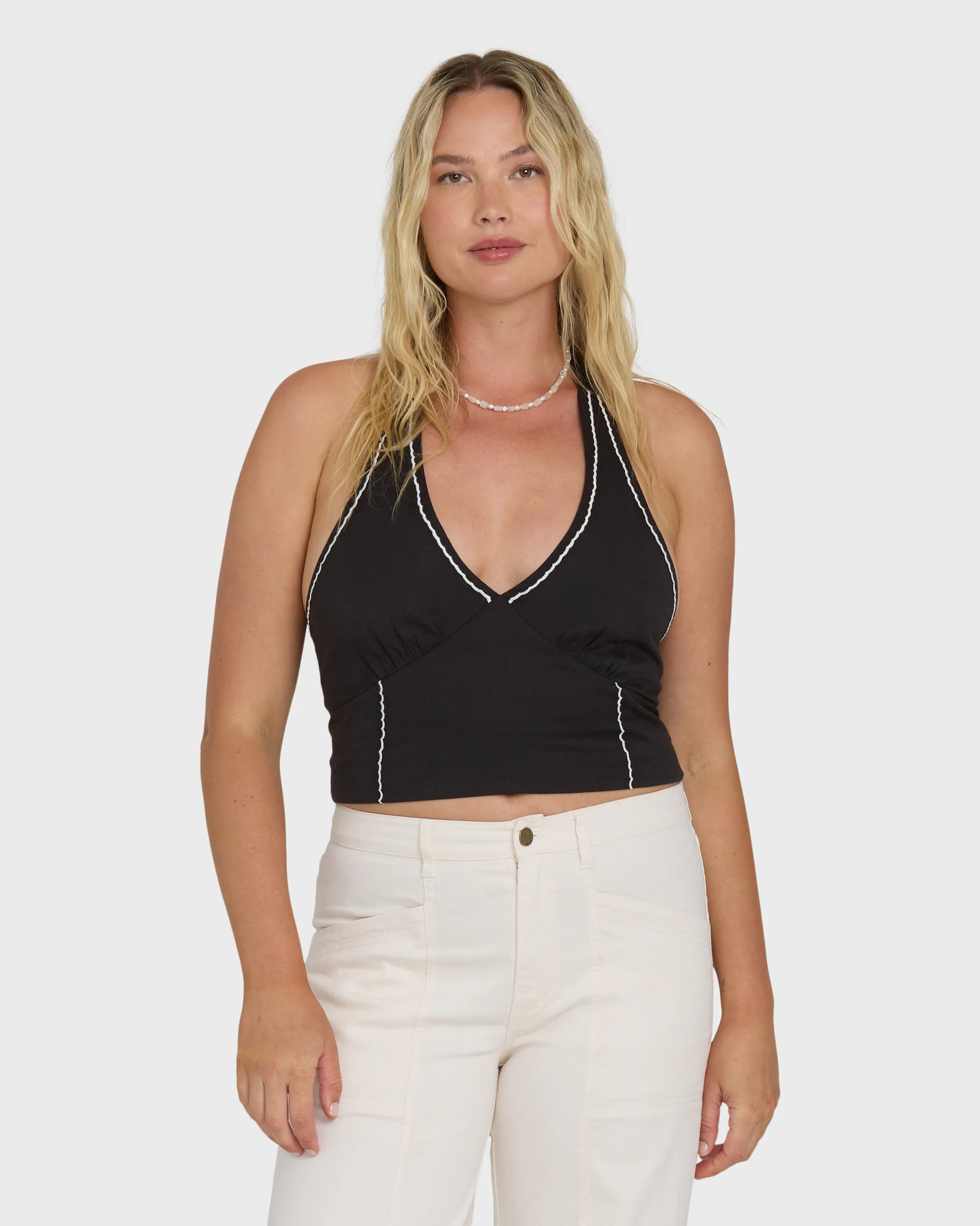 463-sunny-sometimes-solid-tank-top-black-sands-8.webp Sunny Sometimes Solid Tank Top - Black Sands