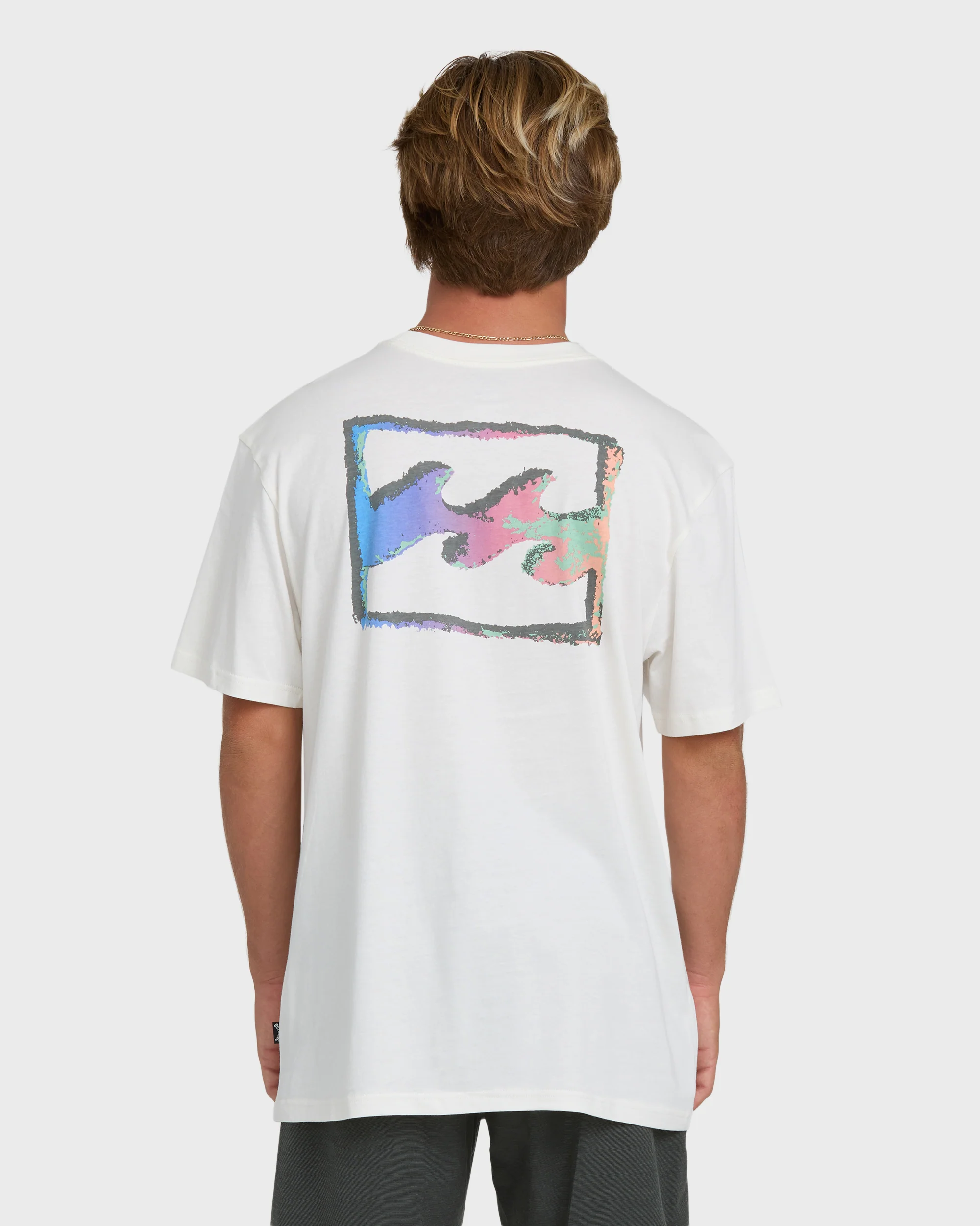 Crayon Wave Premium Short Sleeve T-Shirt - Off White