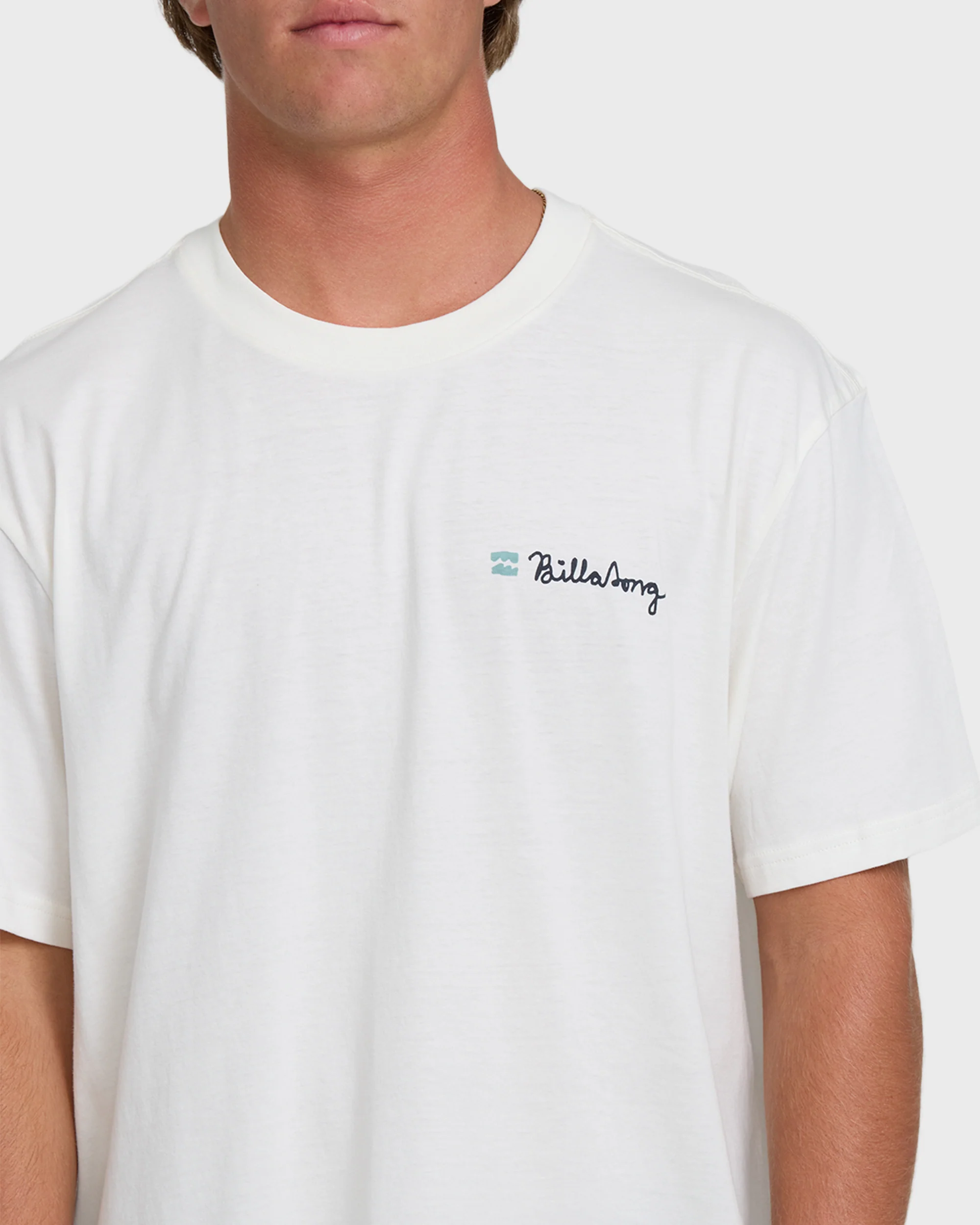 Making Tracks Premium Short Sleeve Knit T-Shirt - Off White