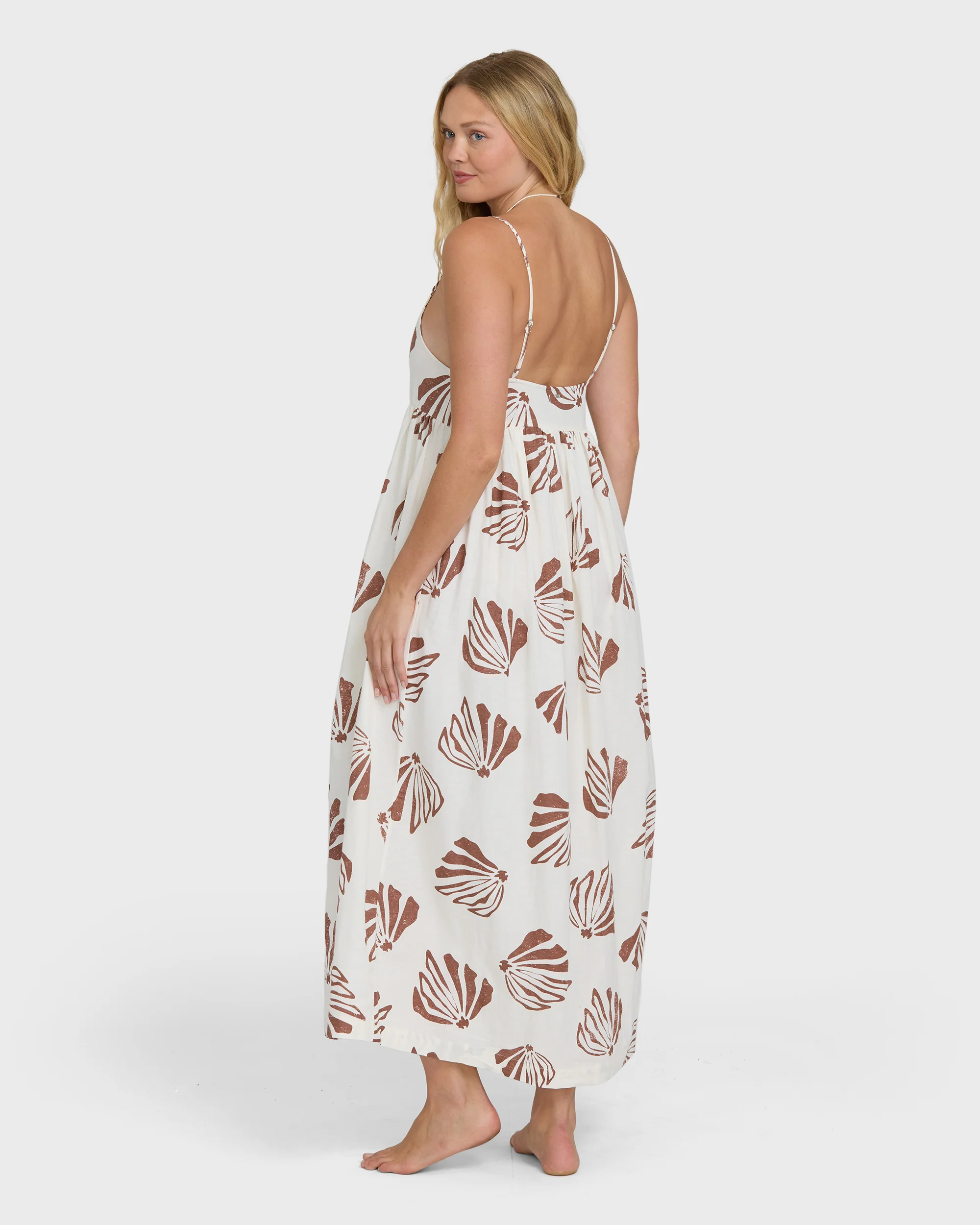 Undone Maxi Cover-Up Dress - Salt Crystal