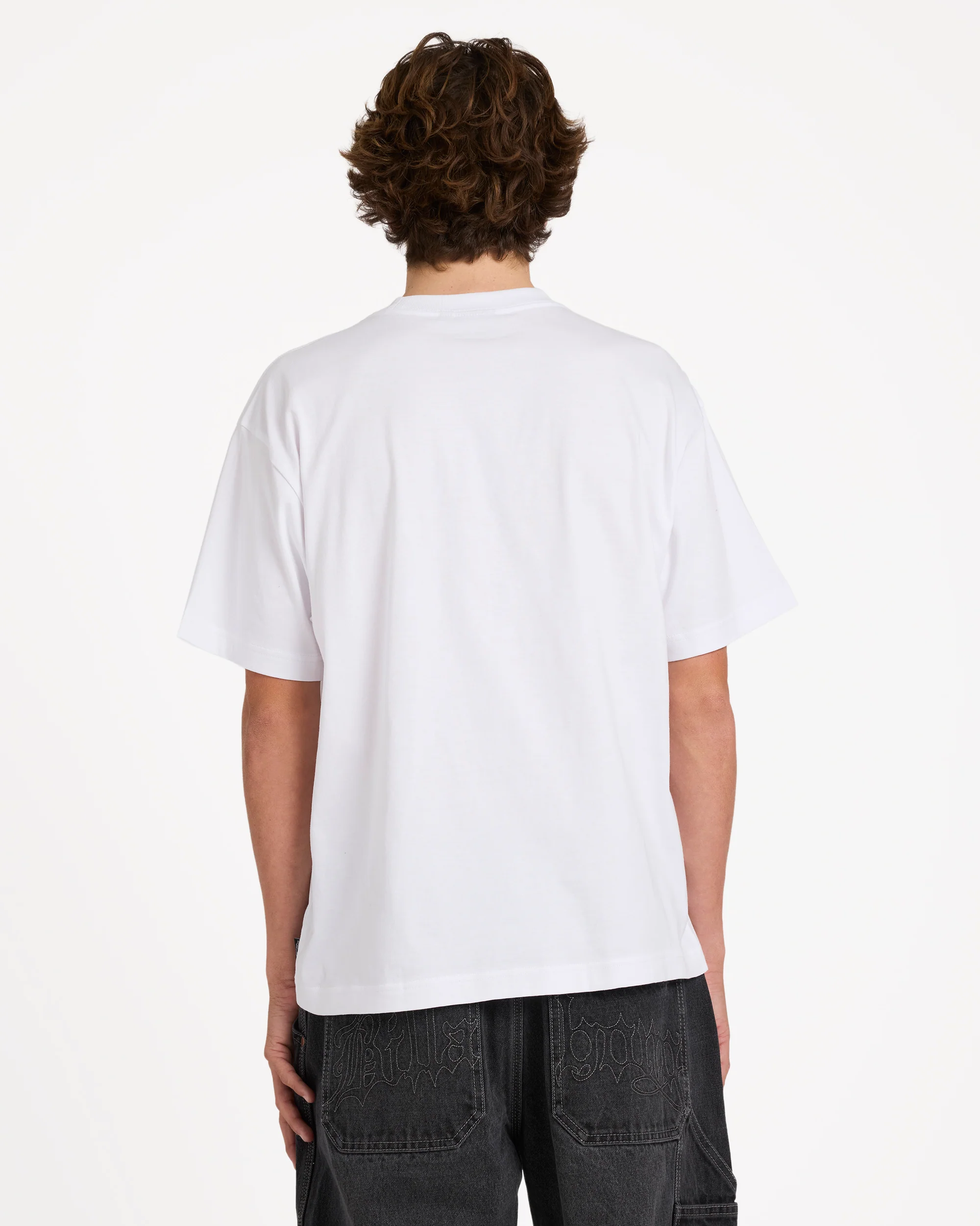 Tribal Diamonds Short Sleeve Knit T-Shirt - White
