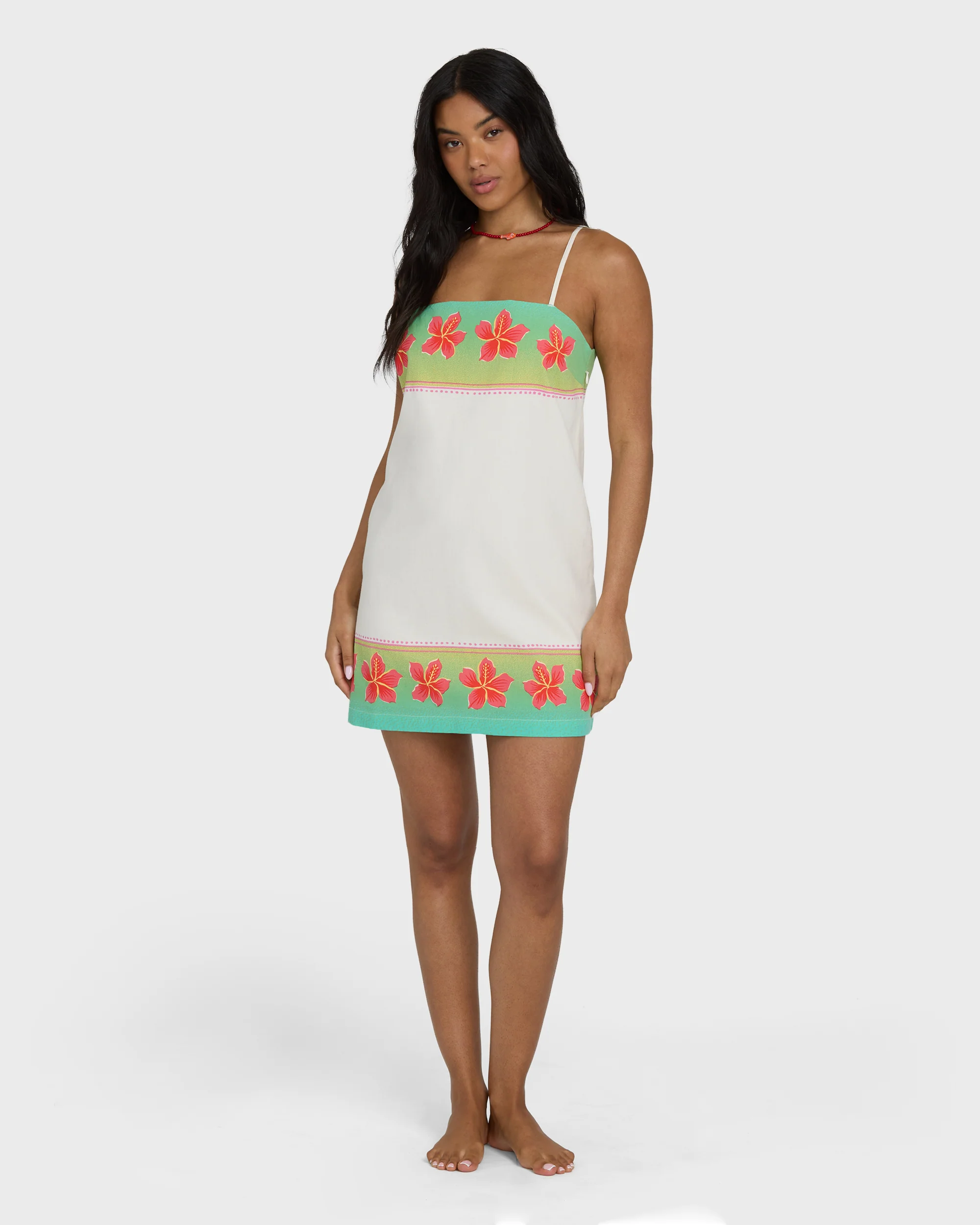 Sun Rays Mini Dress - Salt Crystal